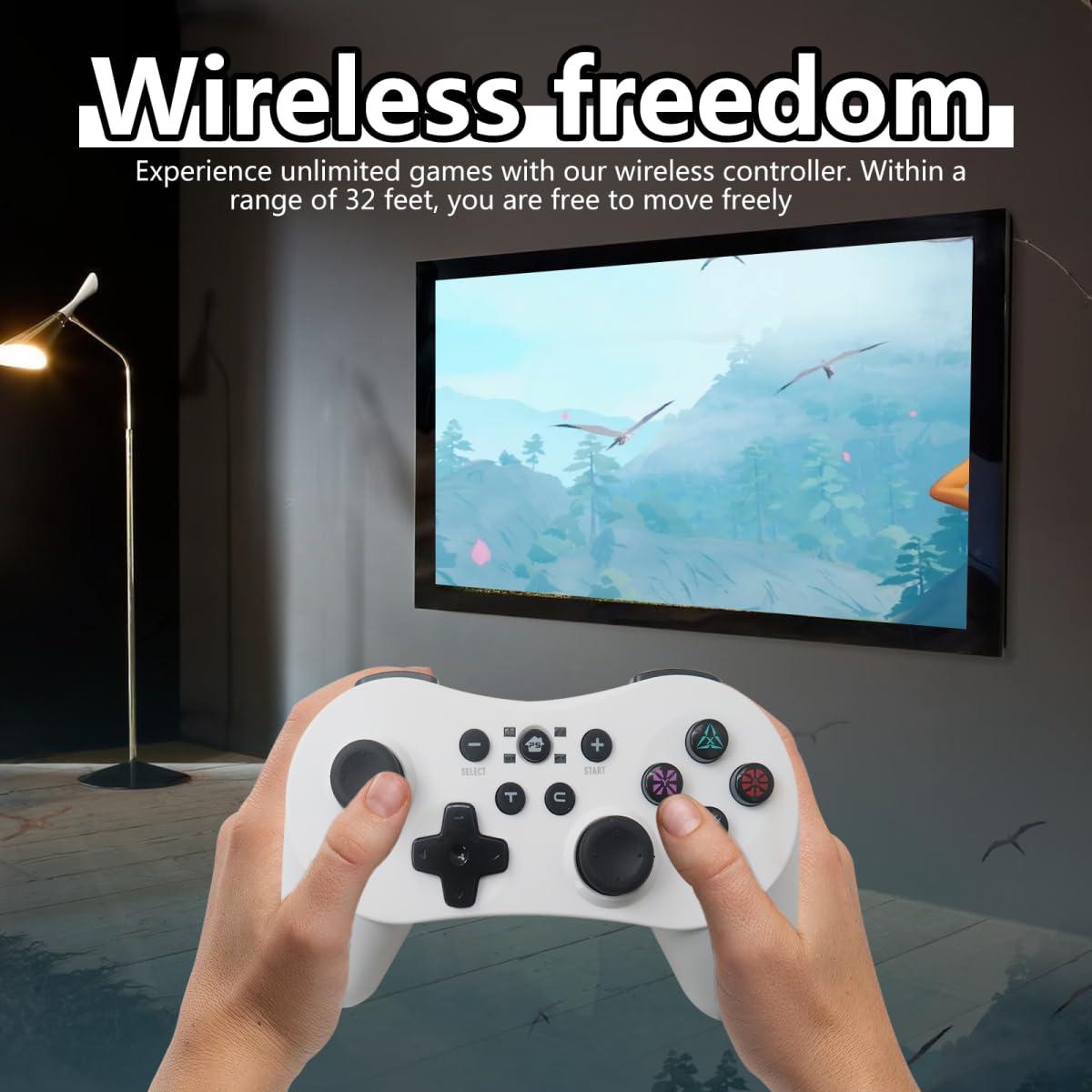 Controlador Inalámbrico DEARCOOL para Nintendo Switch Blanco