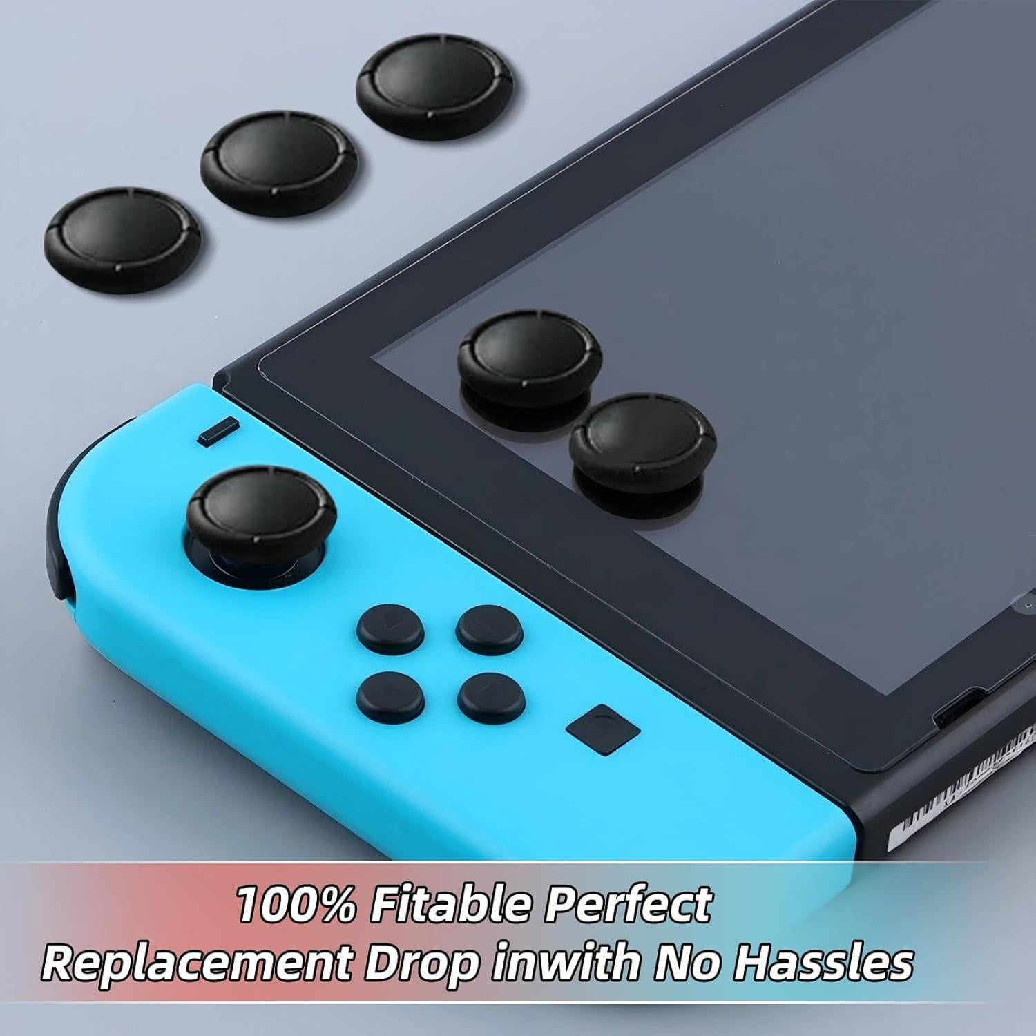 Cubiertas de Joystick de Silicona SMLBJUTE para Nintendo Switch