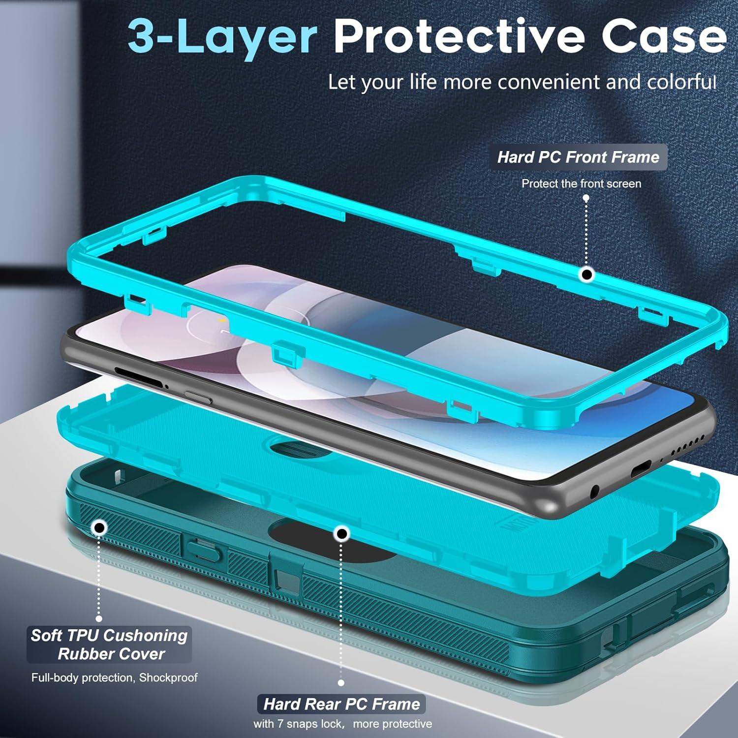 Funda LeYi para Motorola One 5G Ace y Moto G 5G 2020