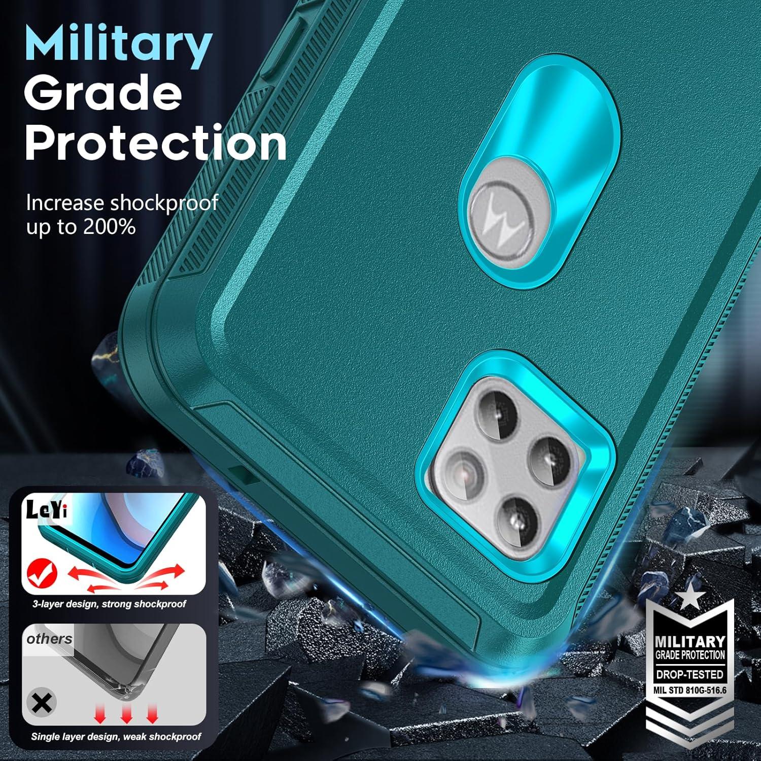 Funda LeYi para Motorola One 5G Ace y Moto G 5G 2020