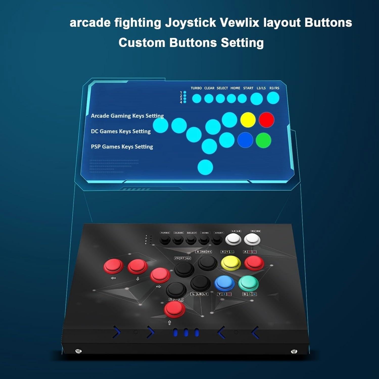 Joystick DOYO KT516 para Lucha Multiplataforma 3kg