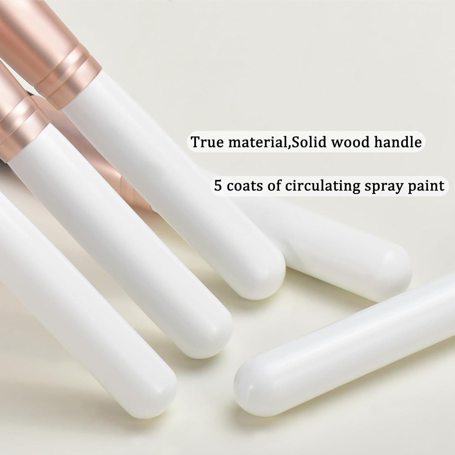 Set de 14 Pinceles de Maquillaje Blancos YJ-Anyue