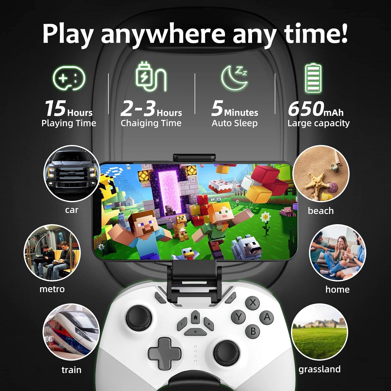 Controladores Inalámbricos Happydo para Nintendo Switch y PC