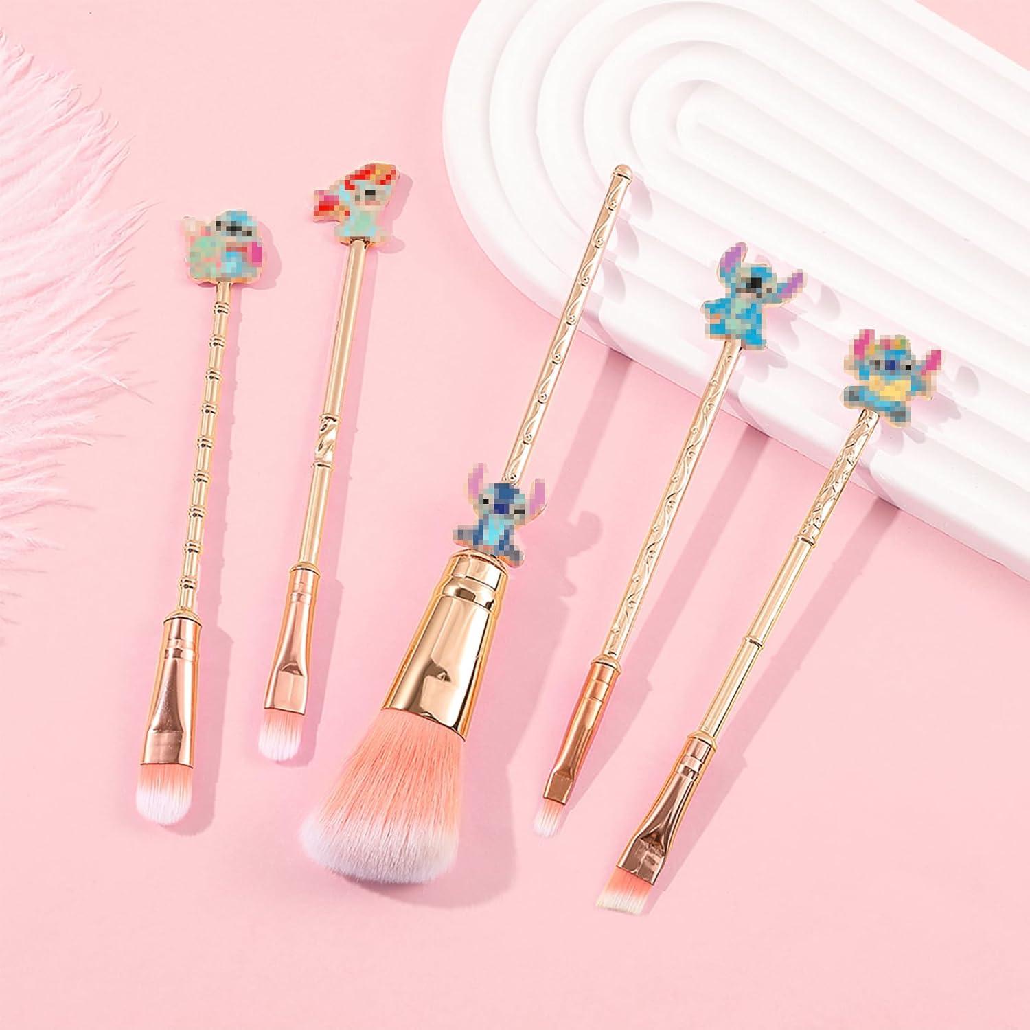 Juego de Pinceles de Maquillaje Stich WeChip 5 Piezas