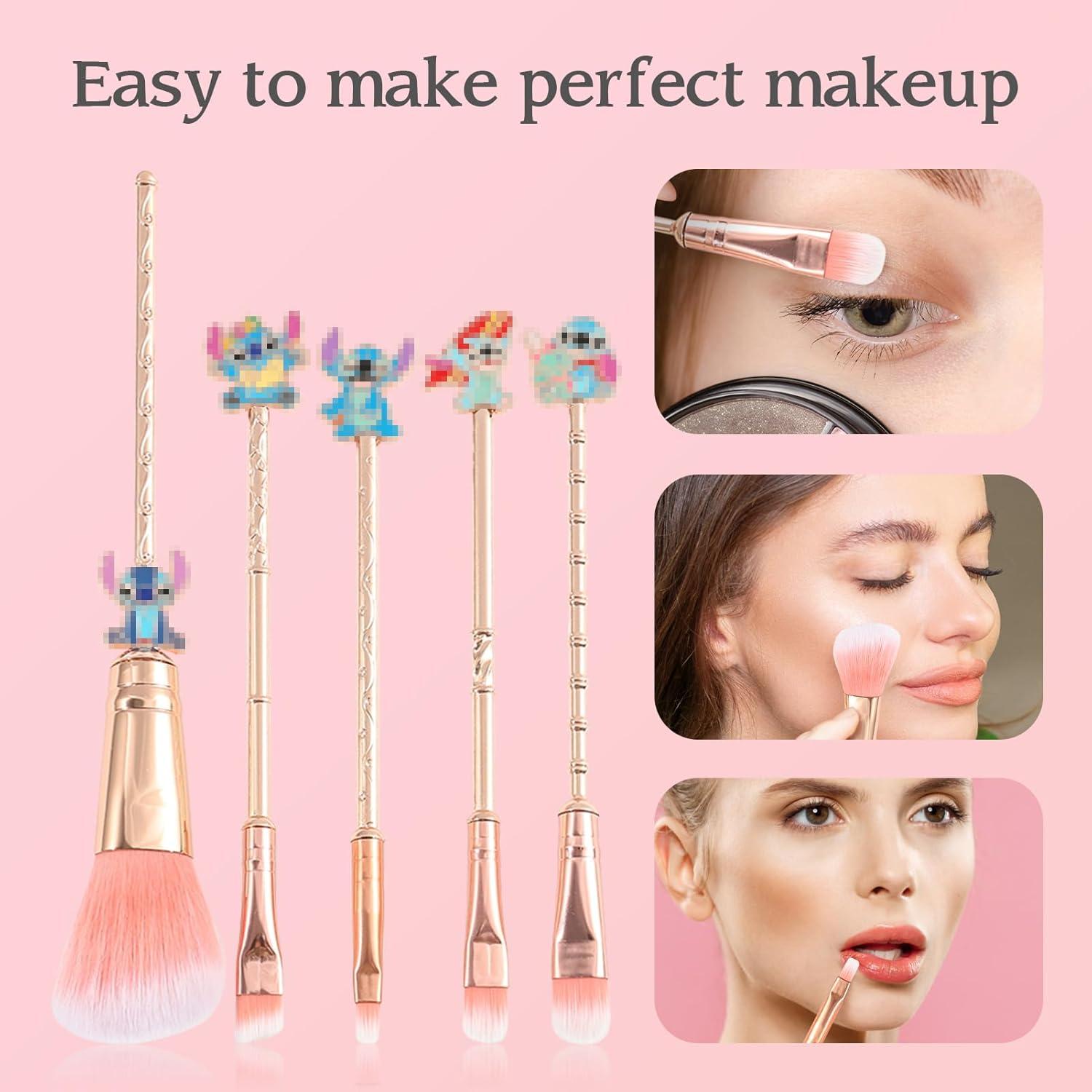 Juego de Pinceles de Maquillaje Stich WeChip 5 Piezas