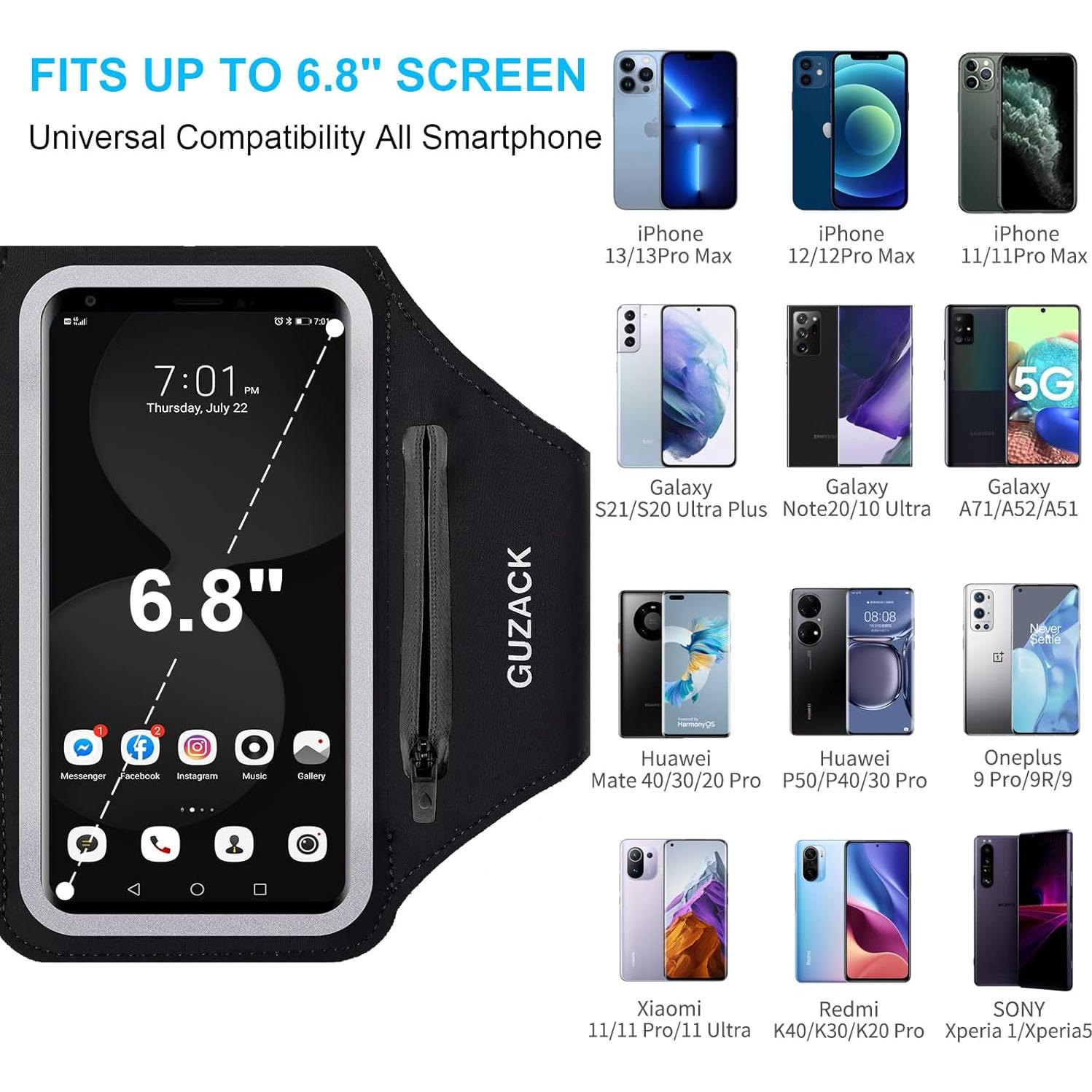 Soporte para Teléfono GUZACK para Correr con Bolsillo