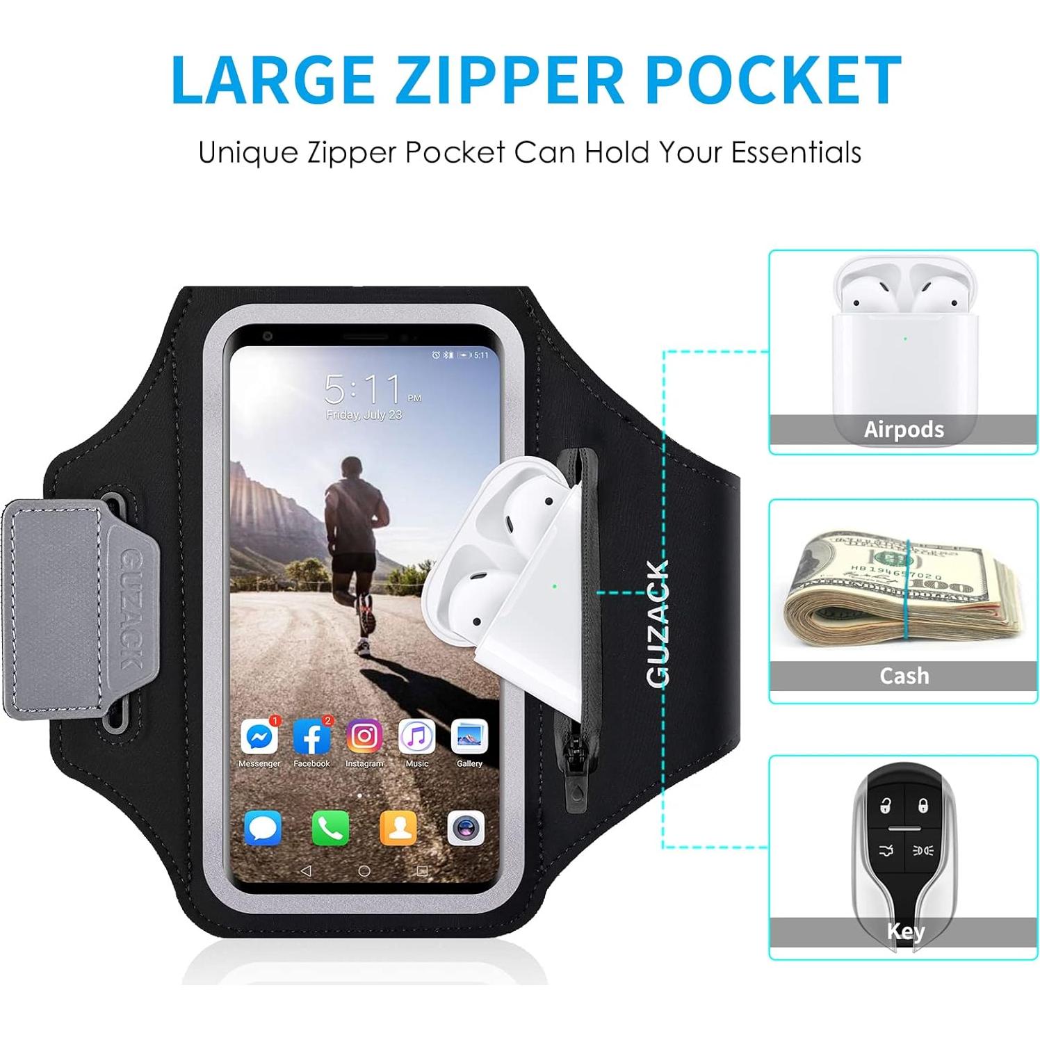 Soporte para Teléfono GUZACK para Correr con Bolsillo