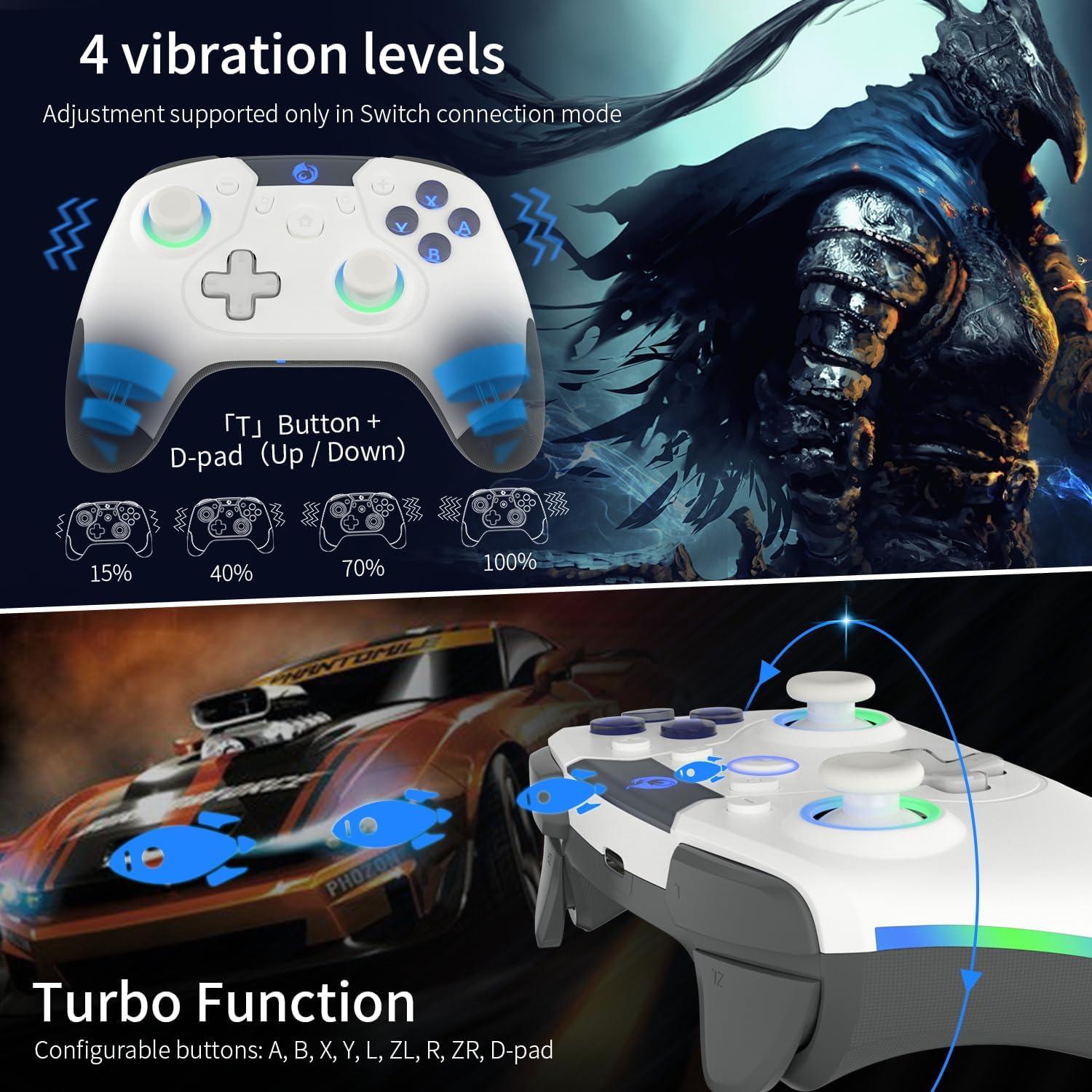 Controlador Iesooy Pro Inalámbrico para Switch y Steam Deck