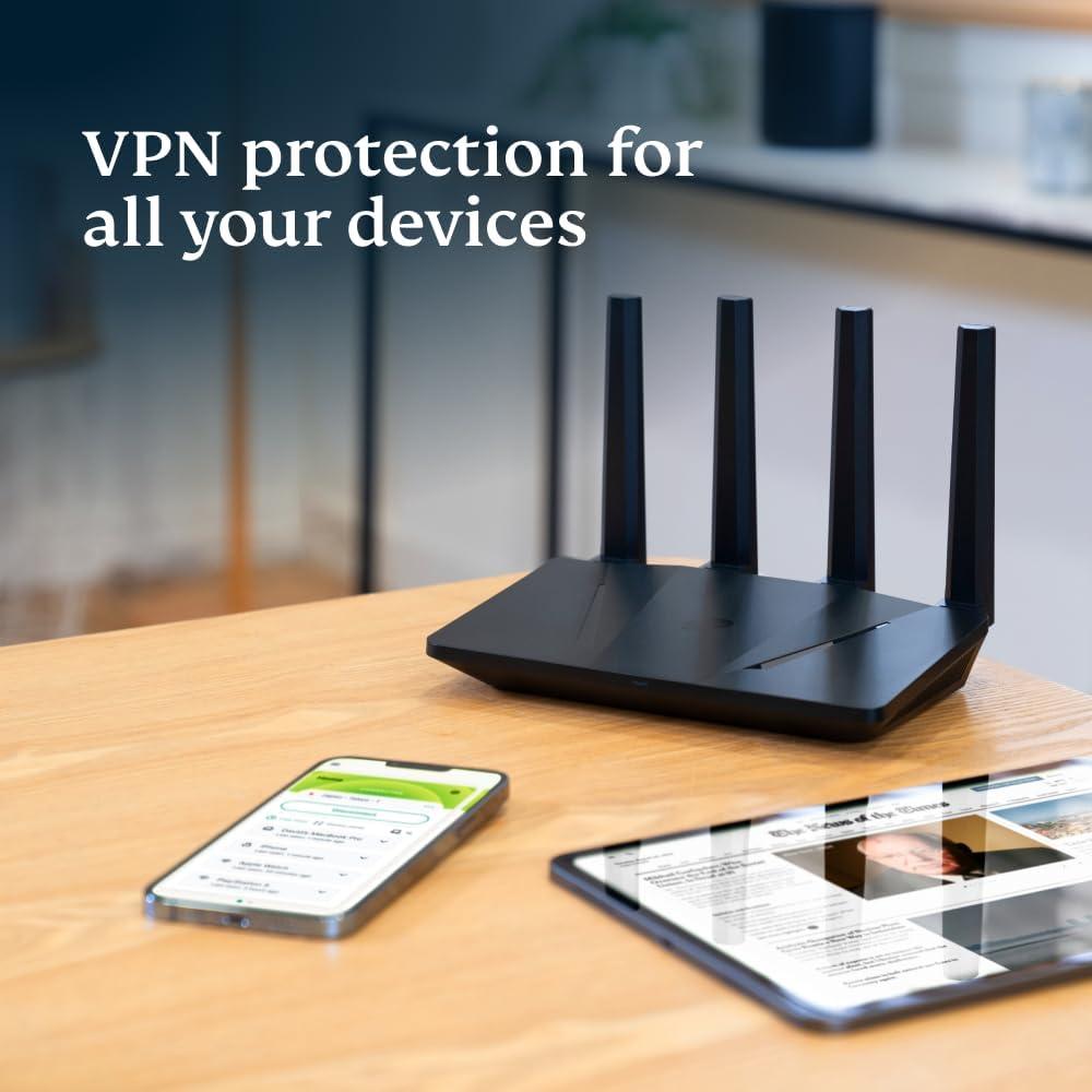Aircove Enrutador VPN Wi-Fi 6 ExpressVPN 1200 Mbps