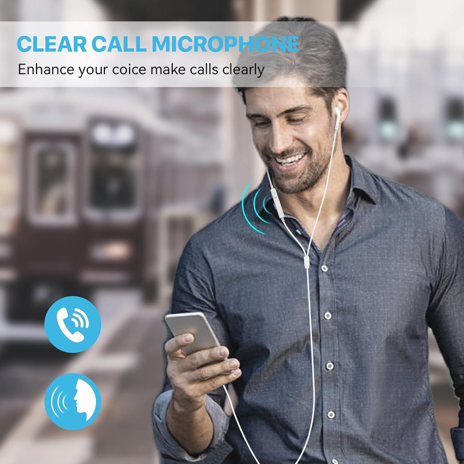 Auriculares con cable Tiloqua 3.5mm HiFi 2 paquetes