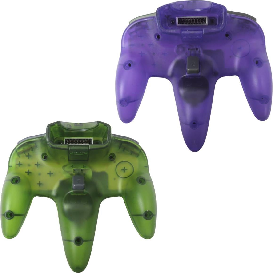 Controlador N64 Loner Con Cable 2 Joysticks Retro 10 Botones