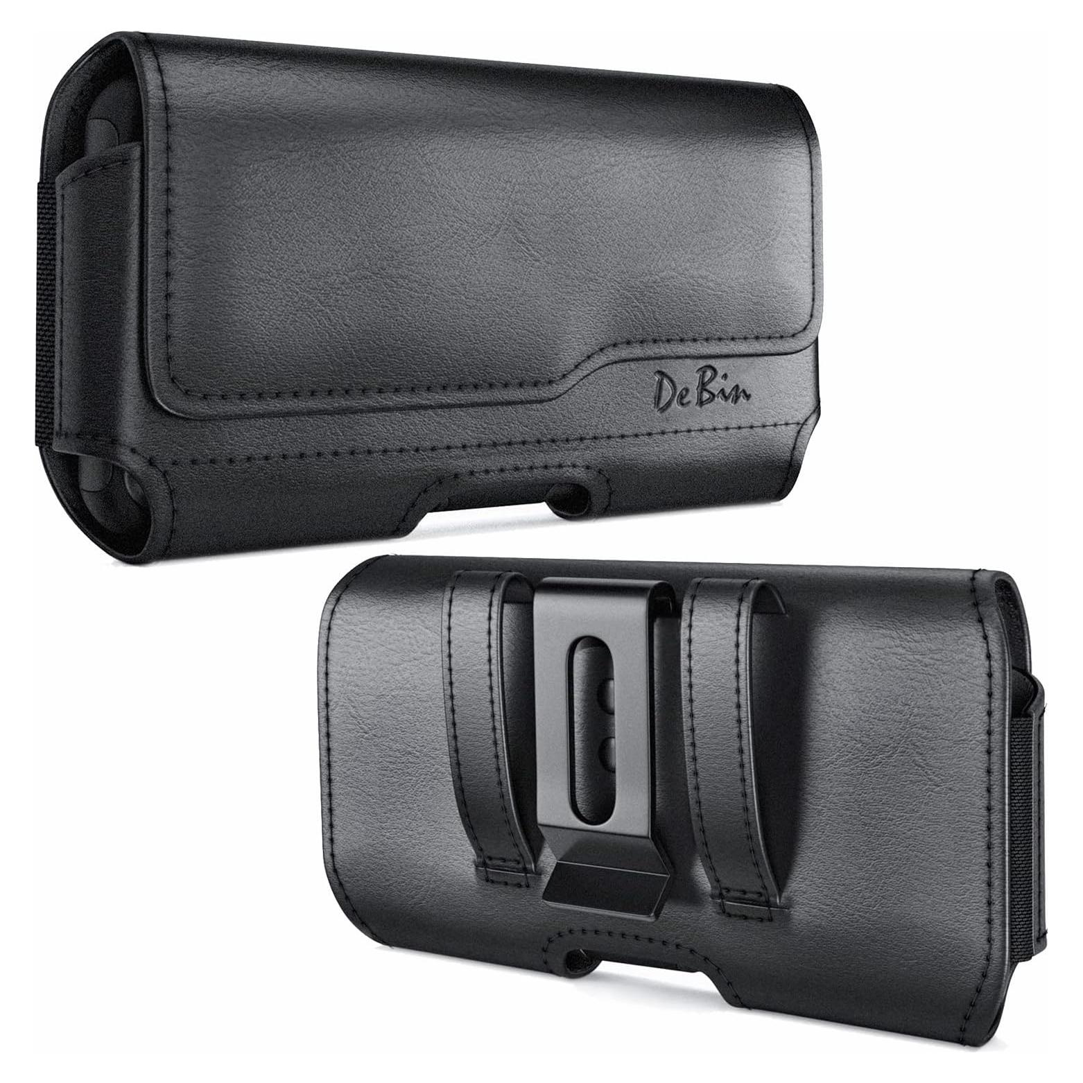 DeBin Funda Cintura para iPhone 10 a 16 Pro - Negro