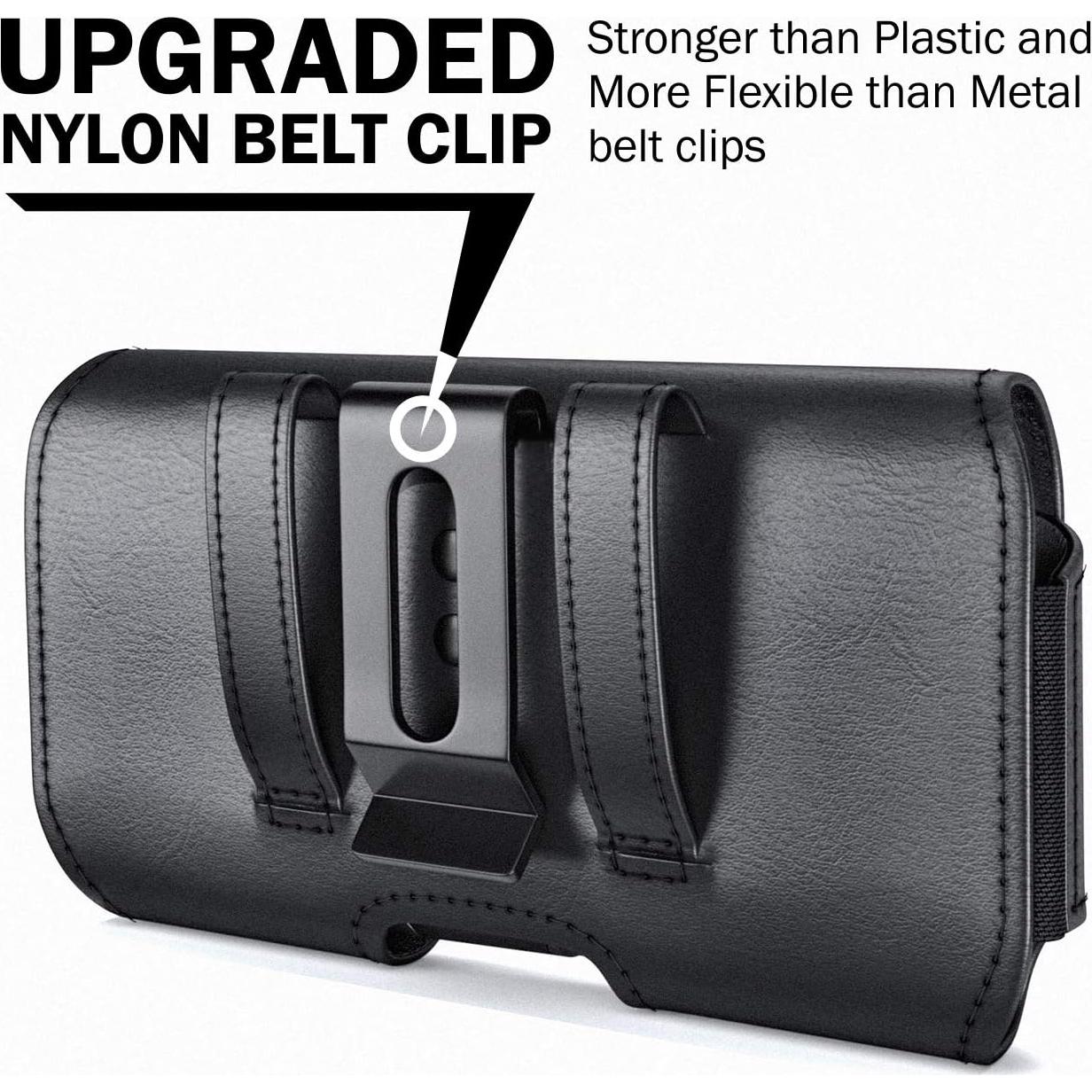 DeBin Funda Cintura para iPhone 10 a 16 Pro - Negro