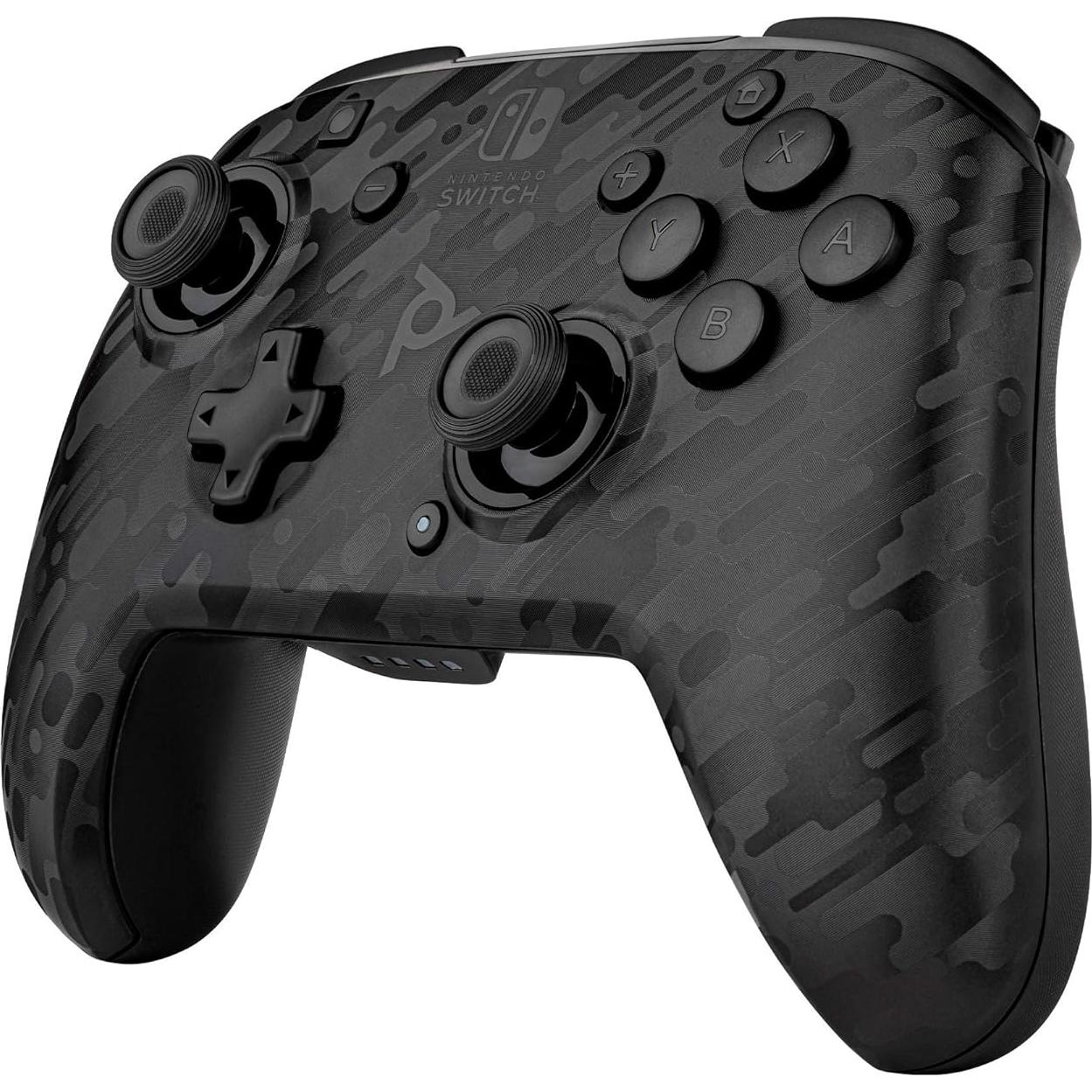 Controlador Inalámbrico PDP Gaming Faceoff Deluxe Camuflaje Negro
