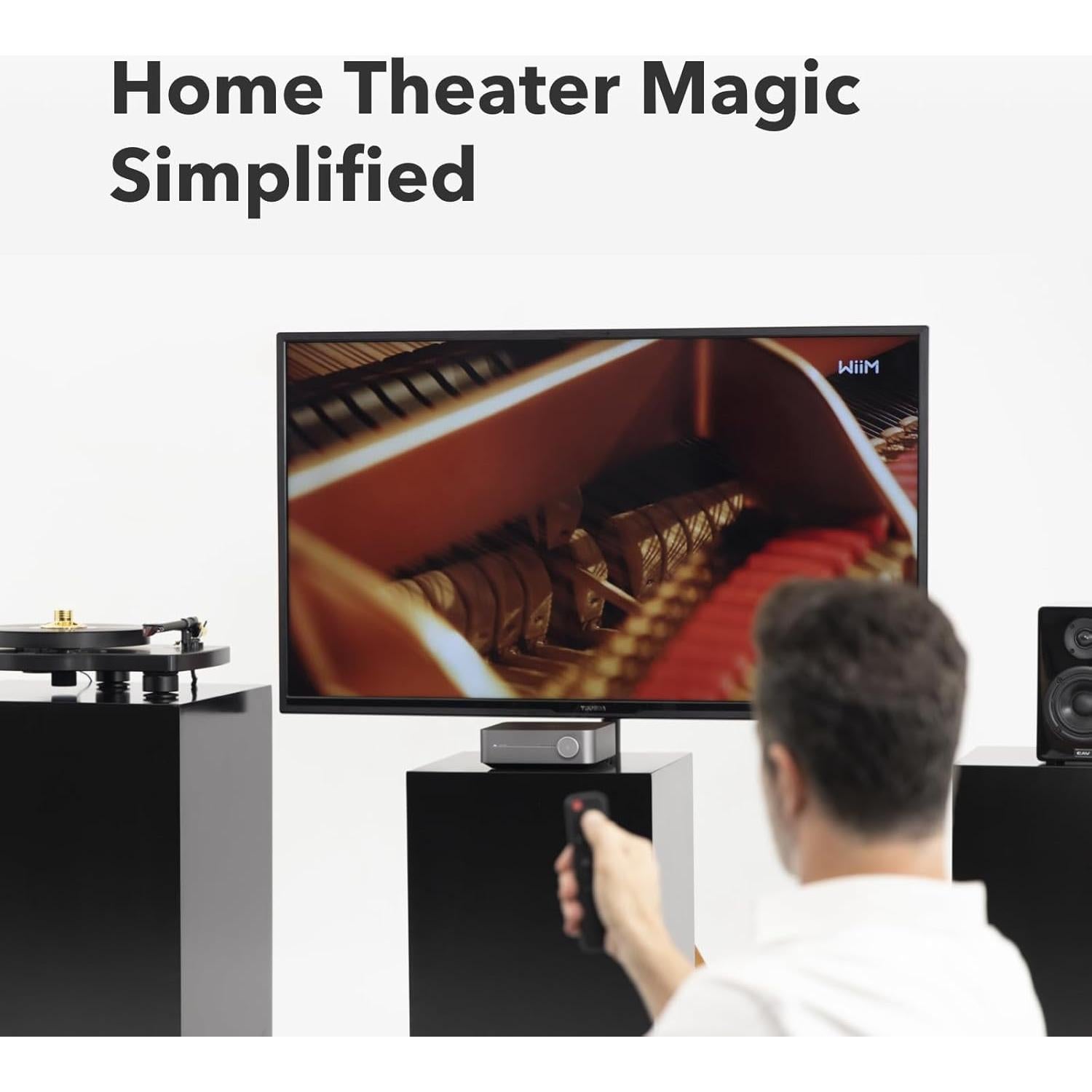 Amplificador Streaming WiiM Amp | 60W/120W | HDMI, Control por Voz