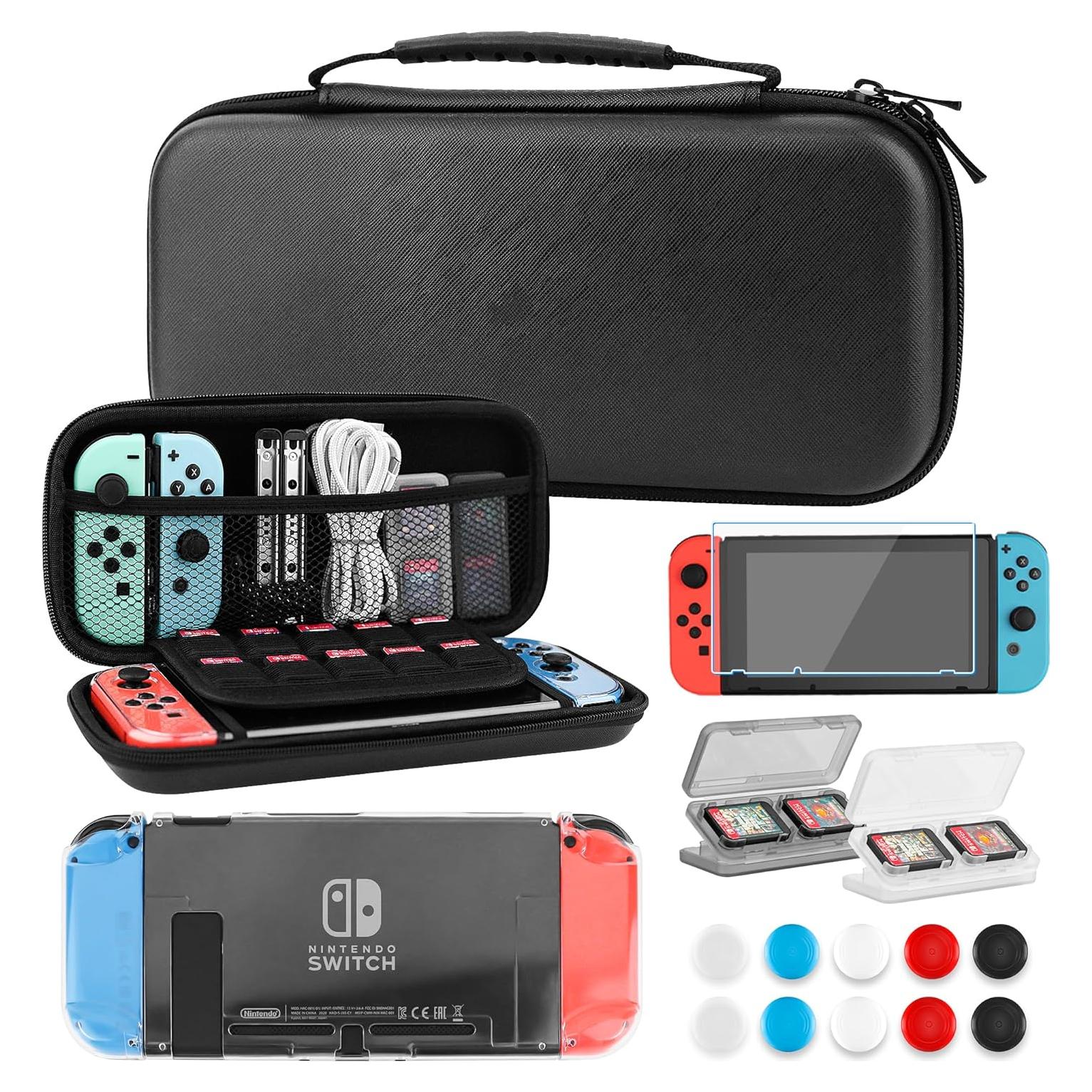 Estuche de Transporte RHOTALL para Nintendo Switch 3 en 1