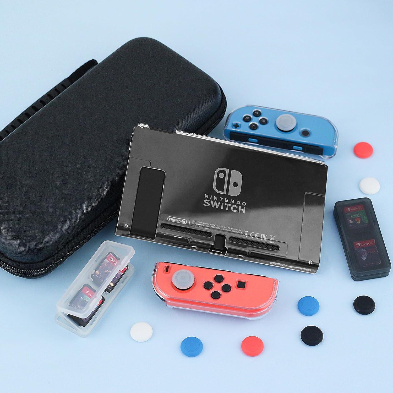 Estuche de Transporte RHOTALL para Nintendo Switch 3 en 1