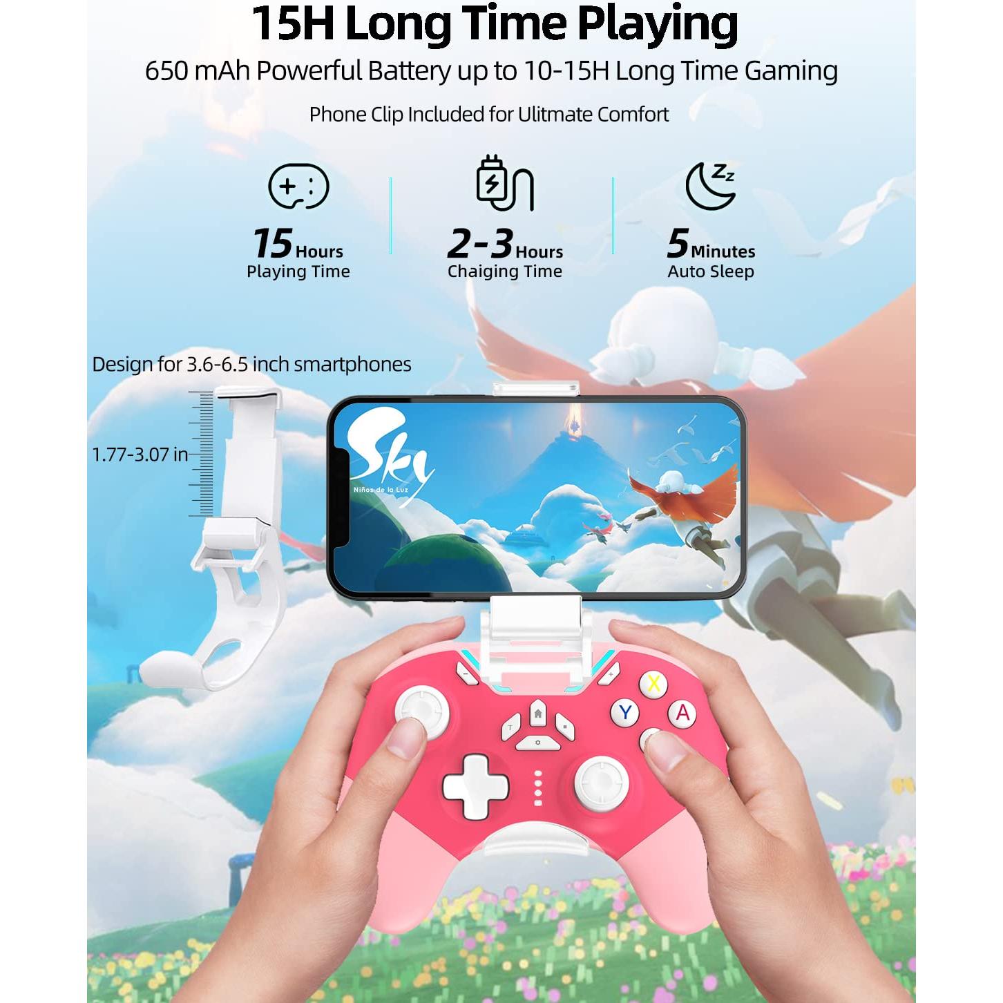 Controladores Inalámbricos Aghi para Nintendo Switch y PC
