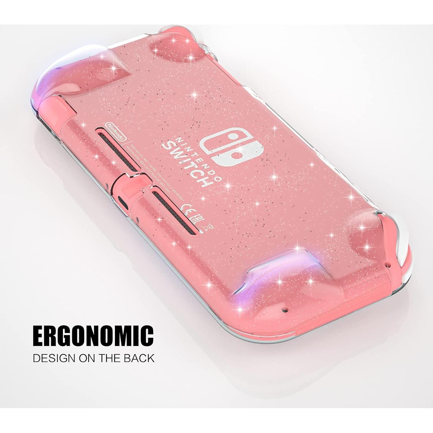 Funda Glitter y Empuñaduras para Nintendo Switch Lite