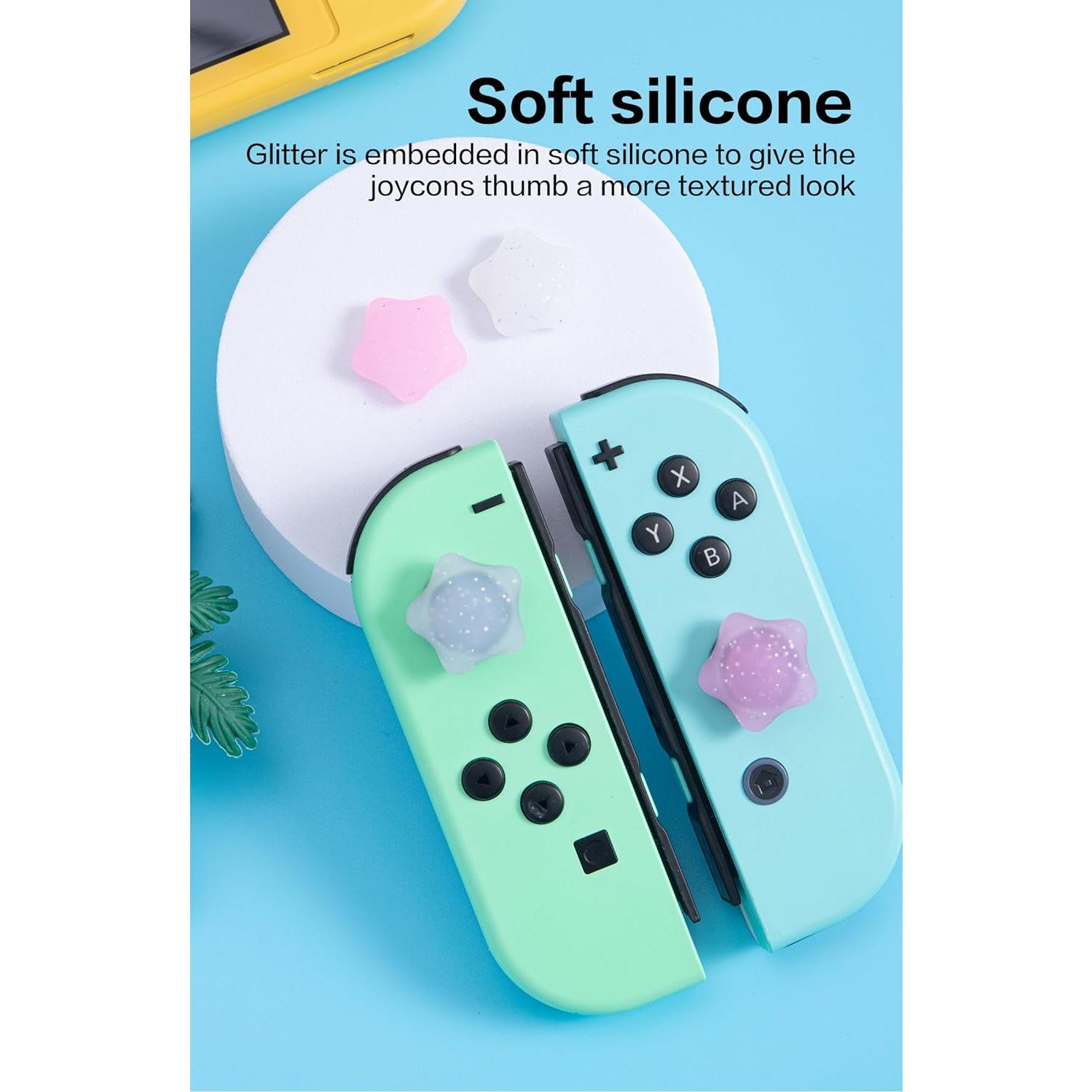 Funda Glitter y Empuñaduras para Nintendo Switch Lite