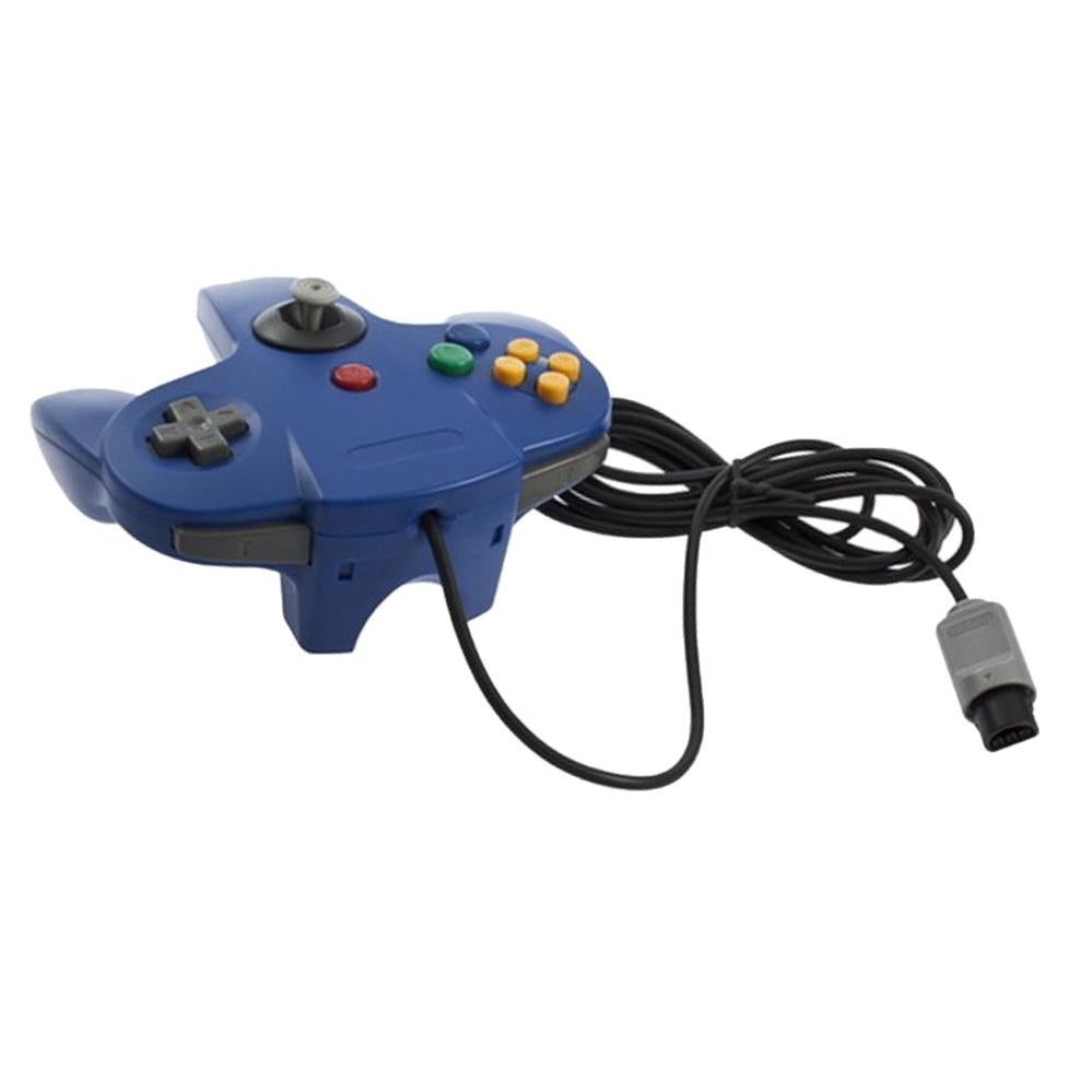 Generic Wired Game Controller for Nintendo N64 Blue