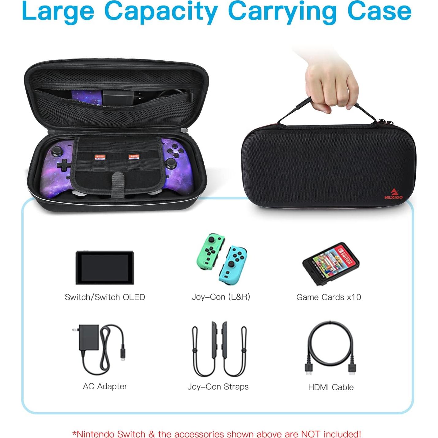 Controlador NexiGo Gripcon HDMI para Nintendo Switch OLED