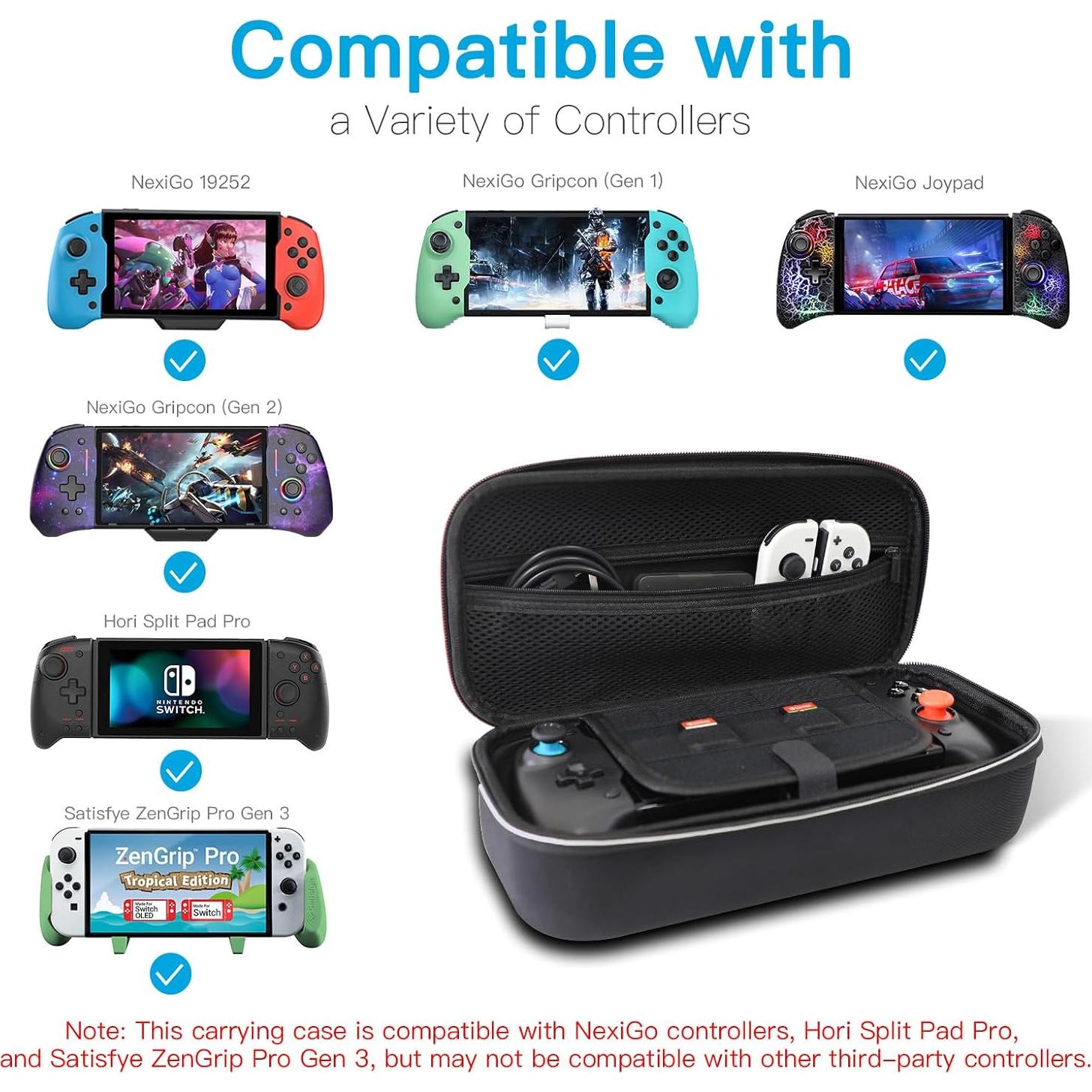 Controlador NexiGo Gripcon HDMI para Nintendo Switch OLED