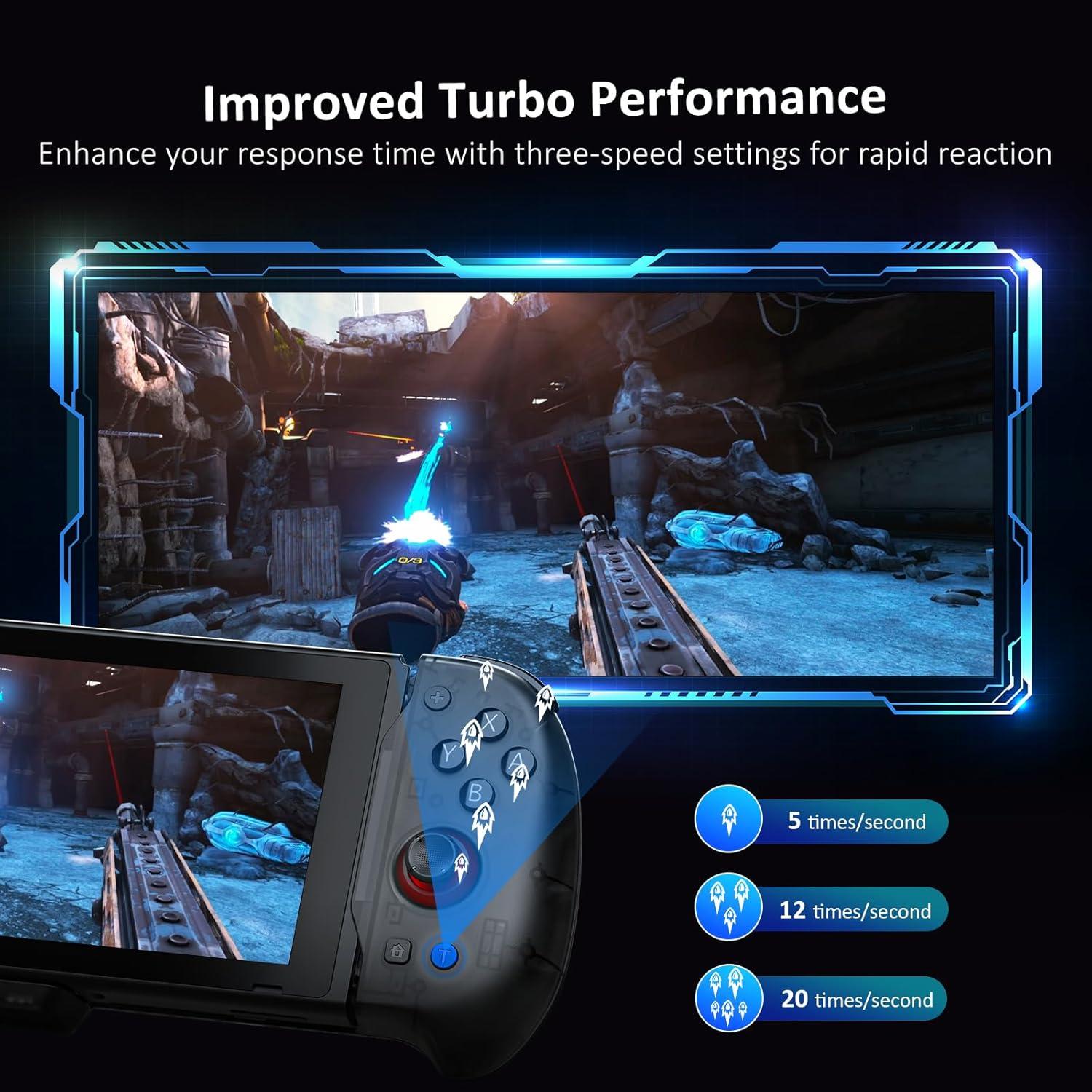 Controlador NexiGo Gripcon HDMI para Nintendo Switch OLED