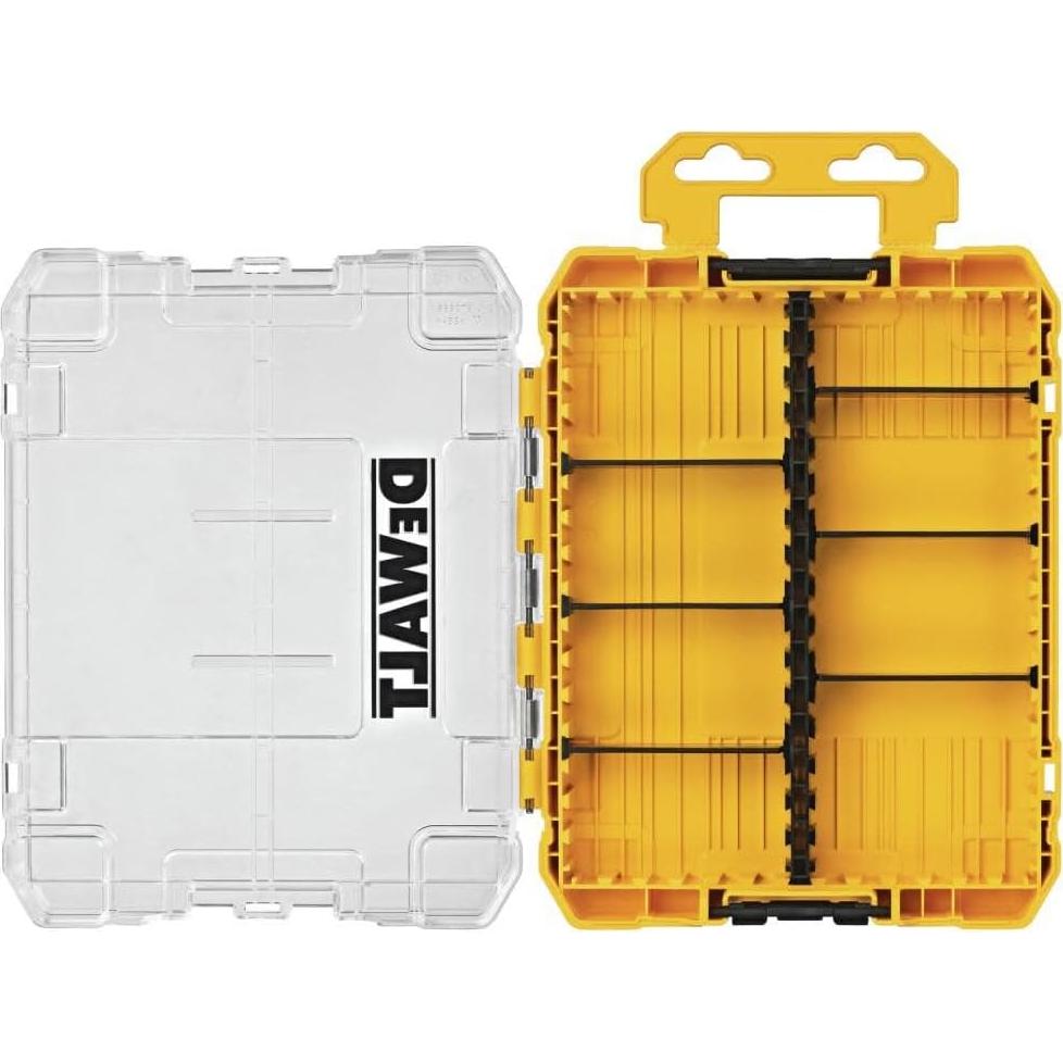 Caja de herramientas DEWALT Tough Case mediana 8 compartimentos
