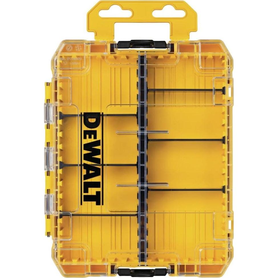 Caja de herramientas DEWALT Tough Case mediana 8 compartimentos