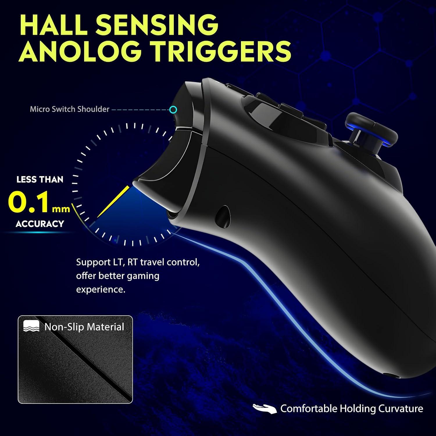 Controlador Inalámbrico QRD Spark N5 para PS4/PC/Móvil