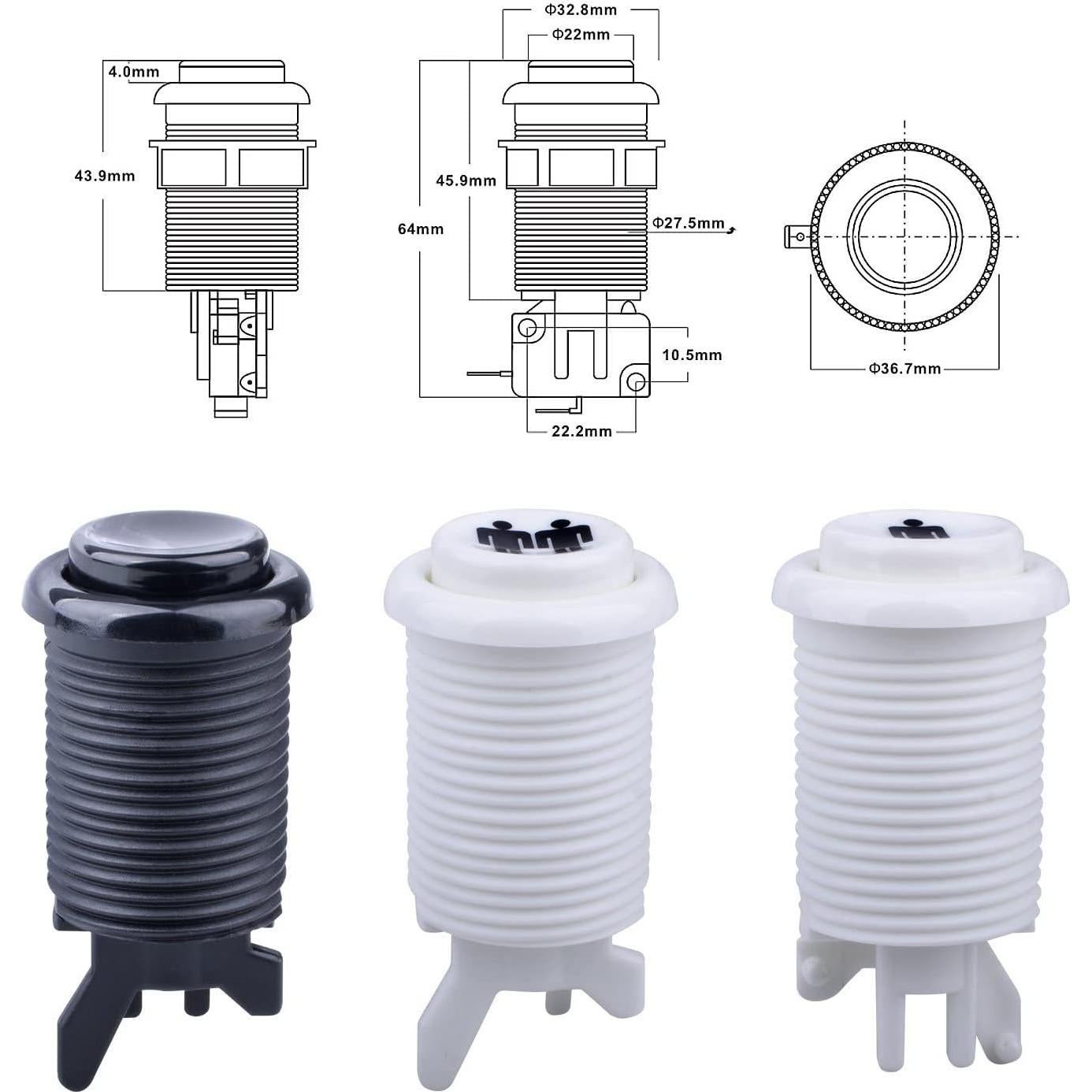 Kit Arcade DIY EG STARTS 2 Jugadores Joystick y Botones