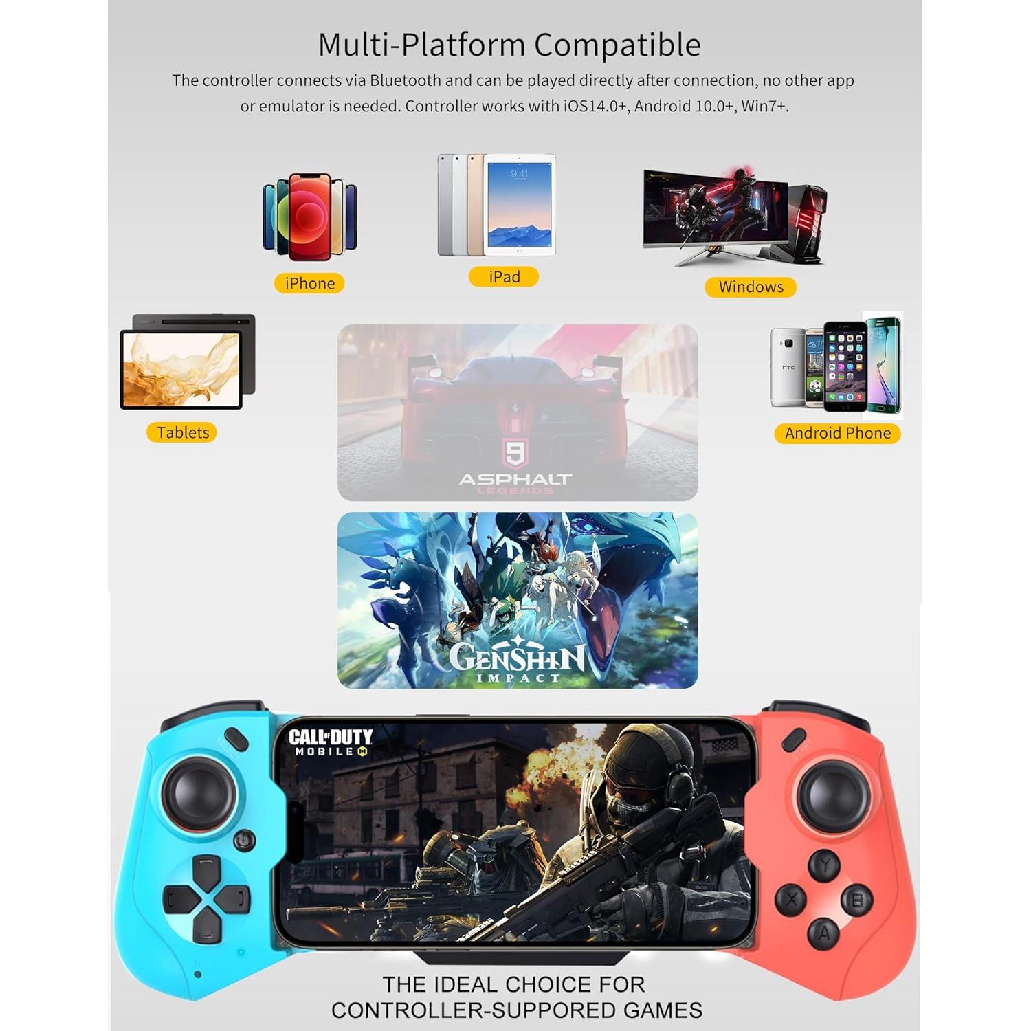 Controlador de Juego Móvil Joso para iPhone y Android