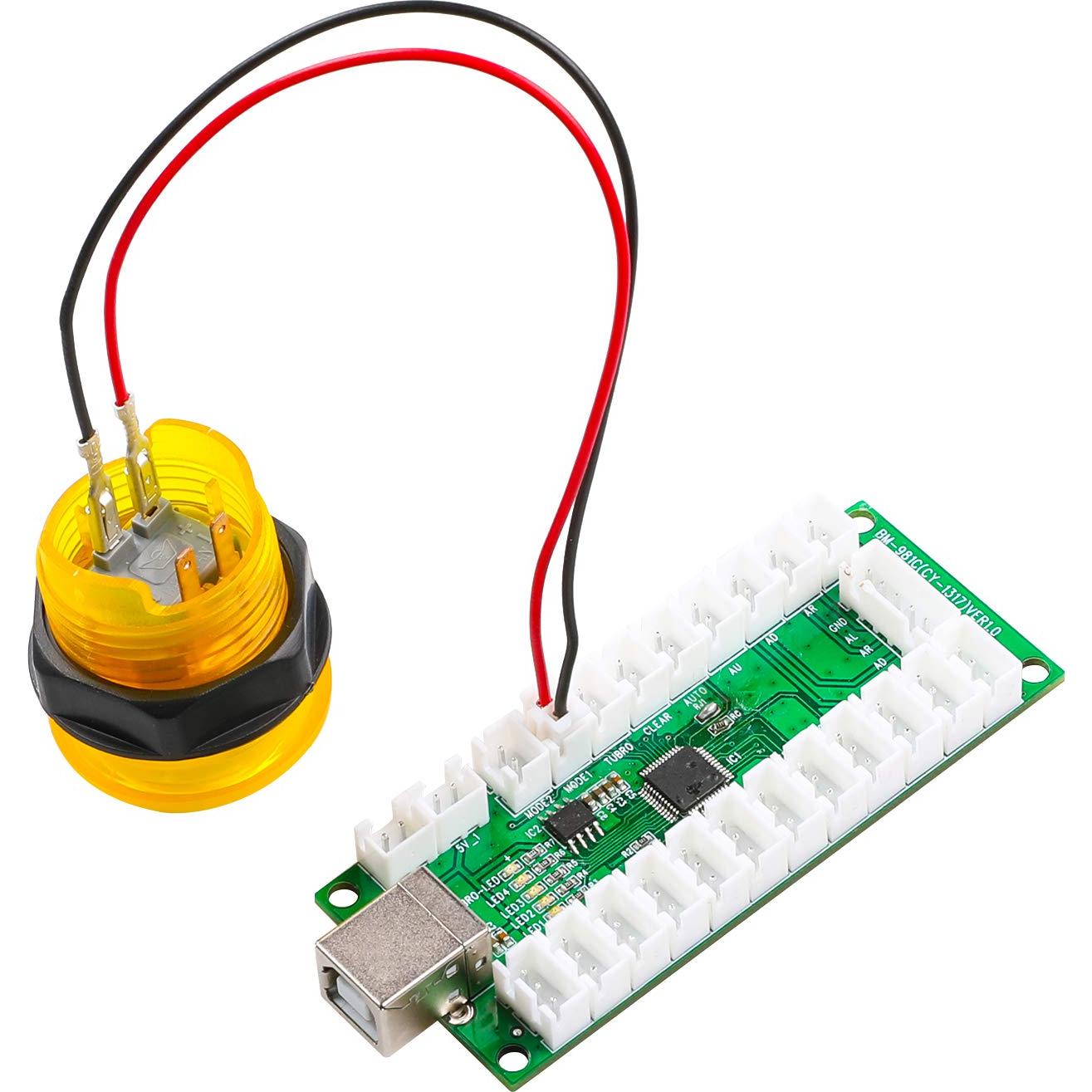 Cables de Salto USB Guwarry 20 Pcs 2.8mm para Arcade