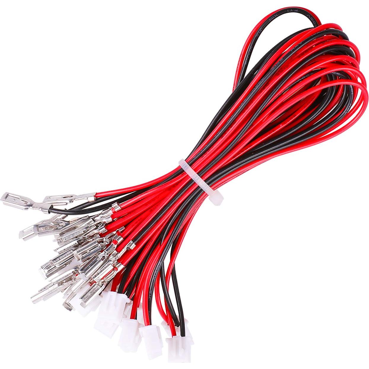 Cables de Salto USB Guwarry 20 Pcs 2.8mm para Arcade