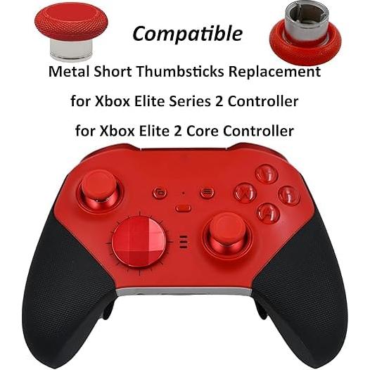 Palancas Cortas de Metal Xbox Elite Series 2 - Rojo