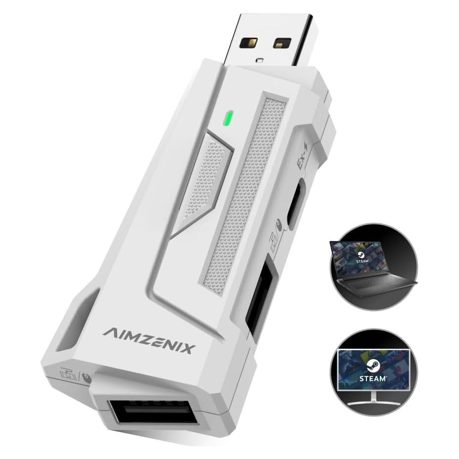 Adaptador de Teclado y Ratón AIMZENIX AX200 para PC y Switch