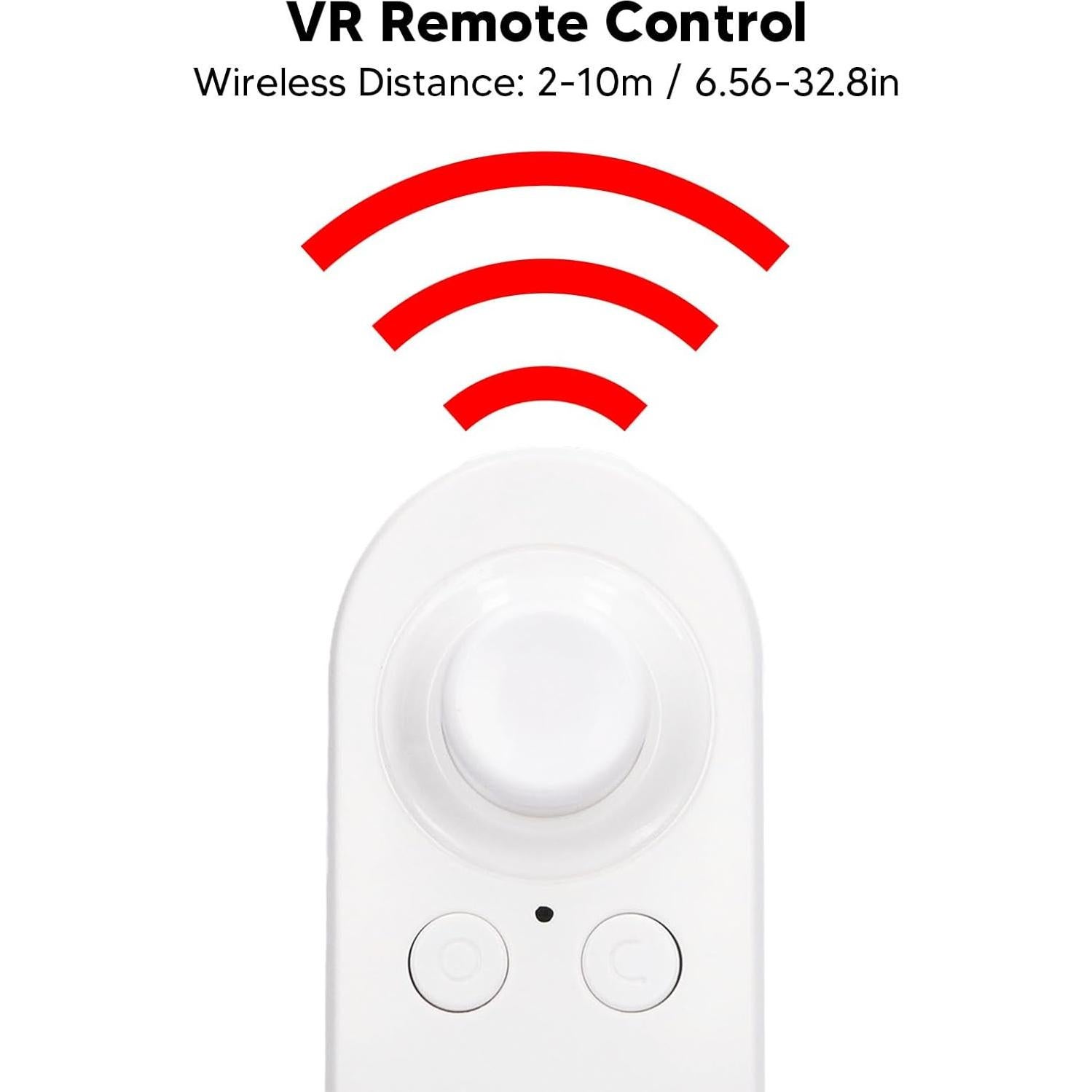 Gamepad VR VBestLife para iOS y Android - Control Remoto Blanco