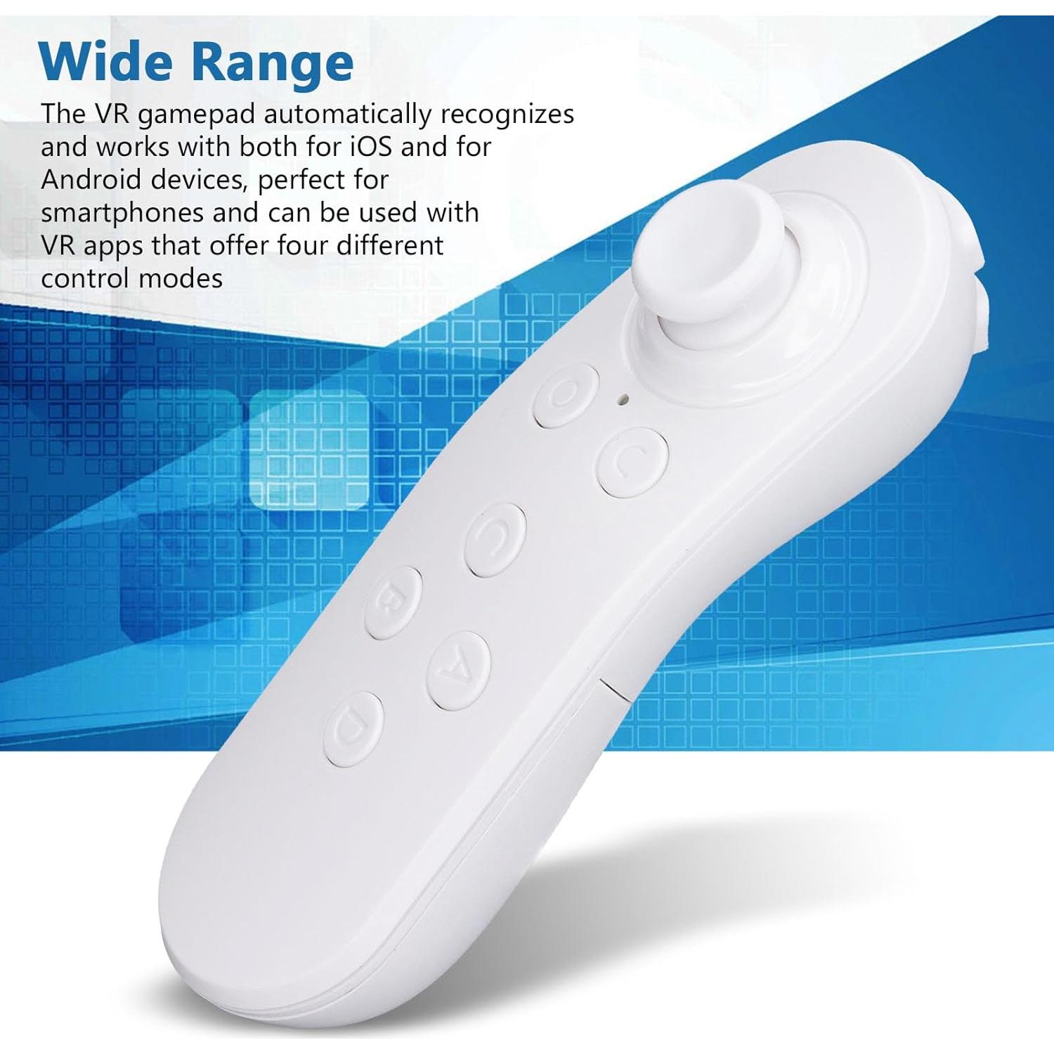 Gamepad VR VBestLife para iOS y Android - Control Remoto Blanco