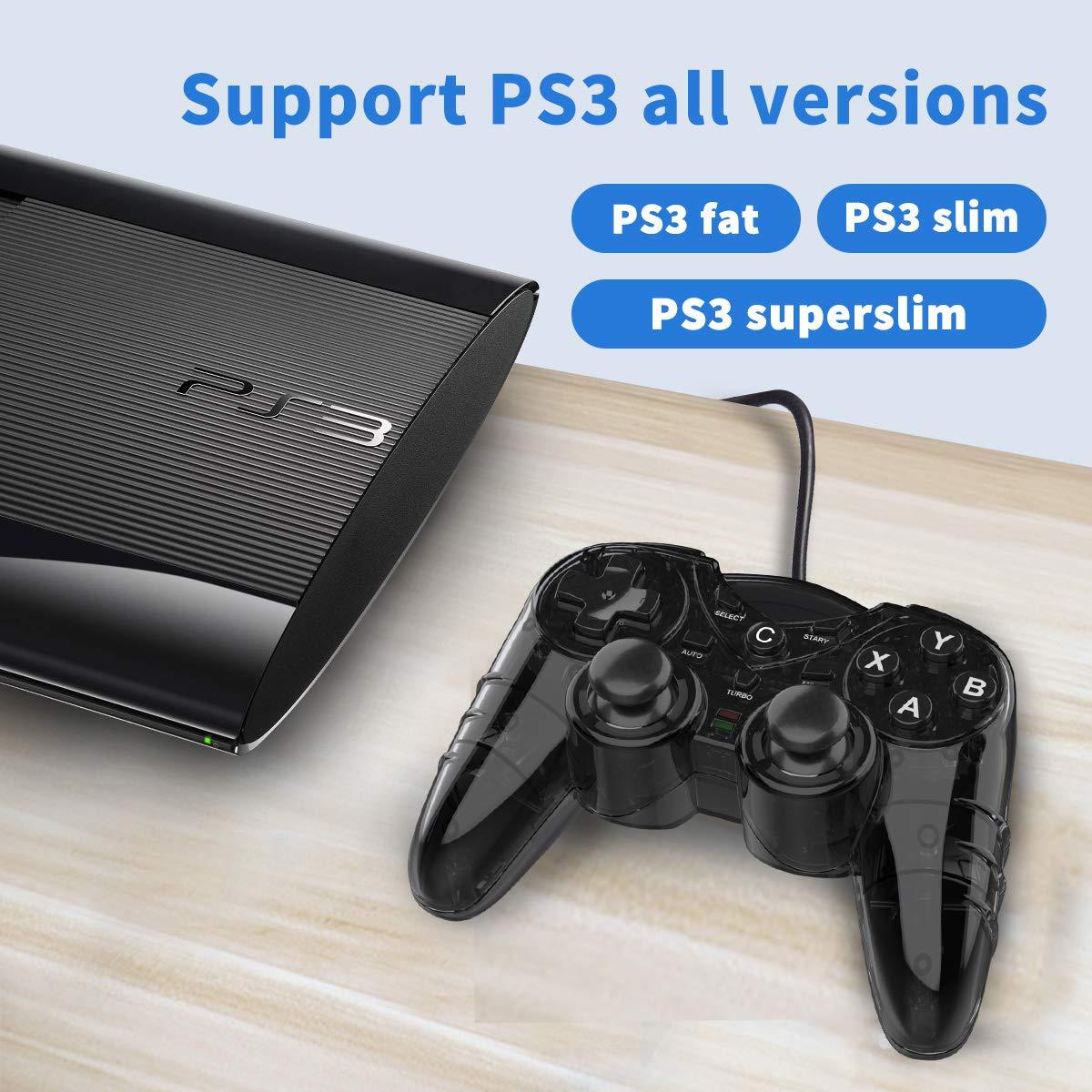 Controlador USB con Cable NBCP para PC y PS3 - Joystick Ergonómico