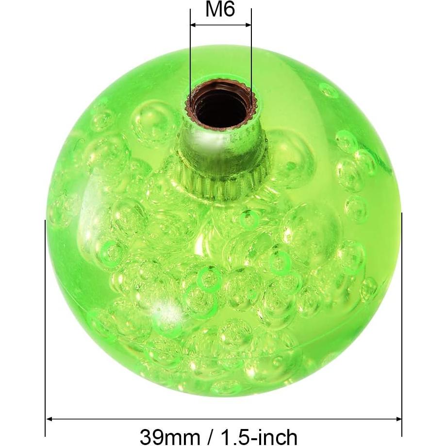 Joystick Bola Superior uxcell 39mm Cristal Verde Repuesto Arcade