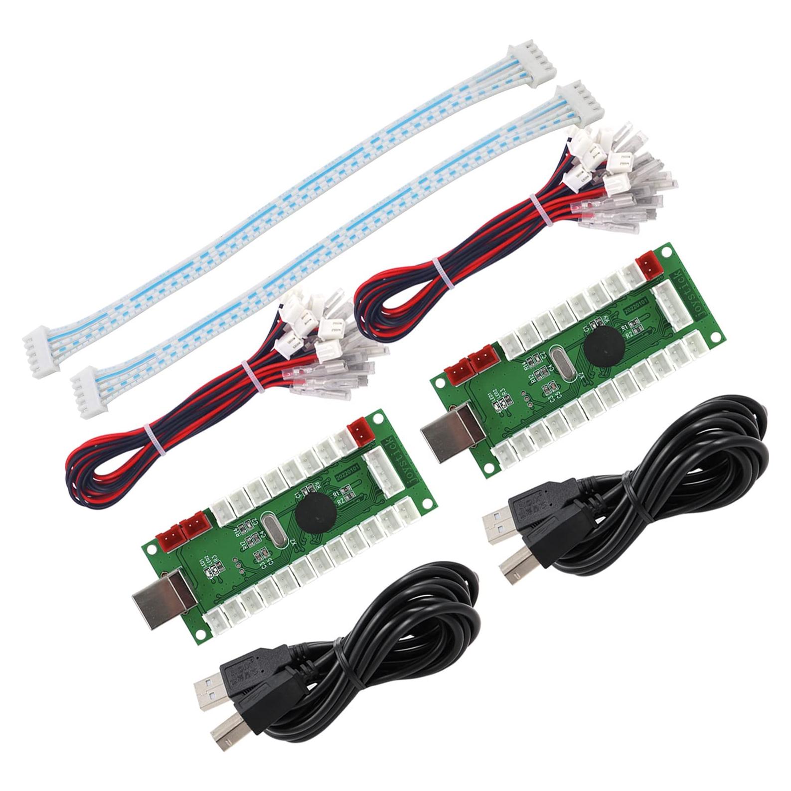 Controlador Arcade SJ@JX USB 2 Jugadores para PC MAME