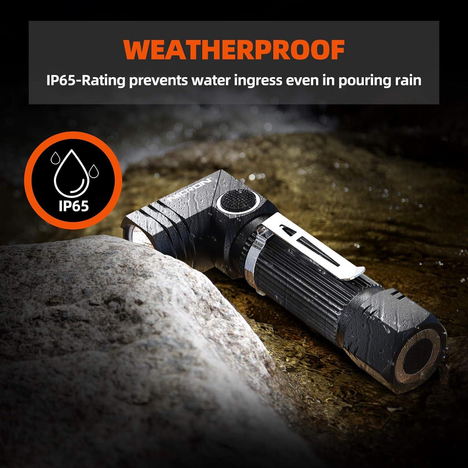 Linterna Táctica NICRON N7 600 Lúmenes LED IP65 90°