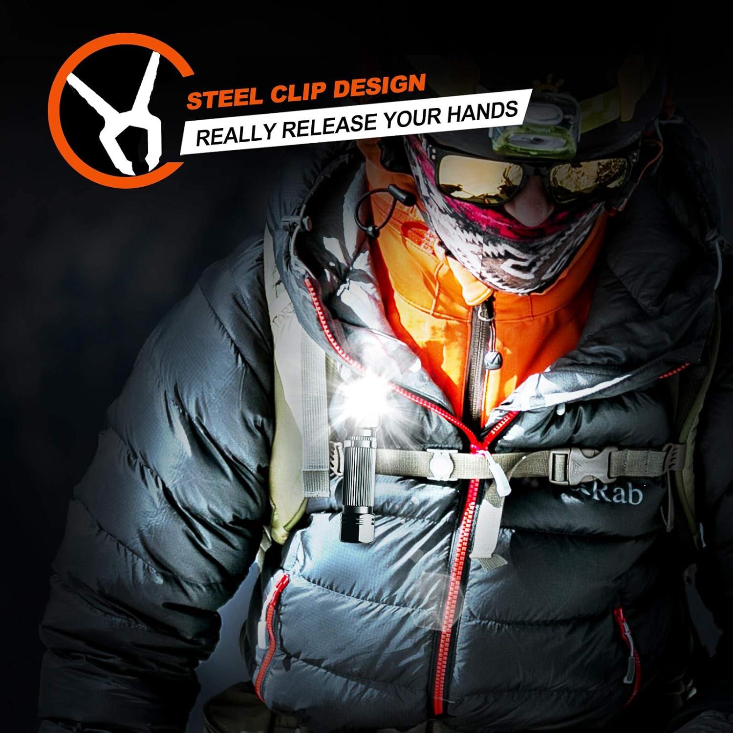 Linterna Táctica NICRON N7 600 Lúmenes LED IP65 90°