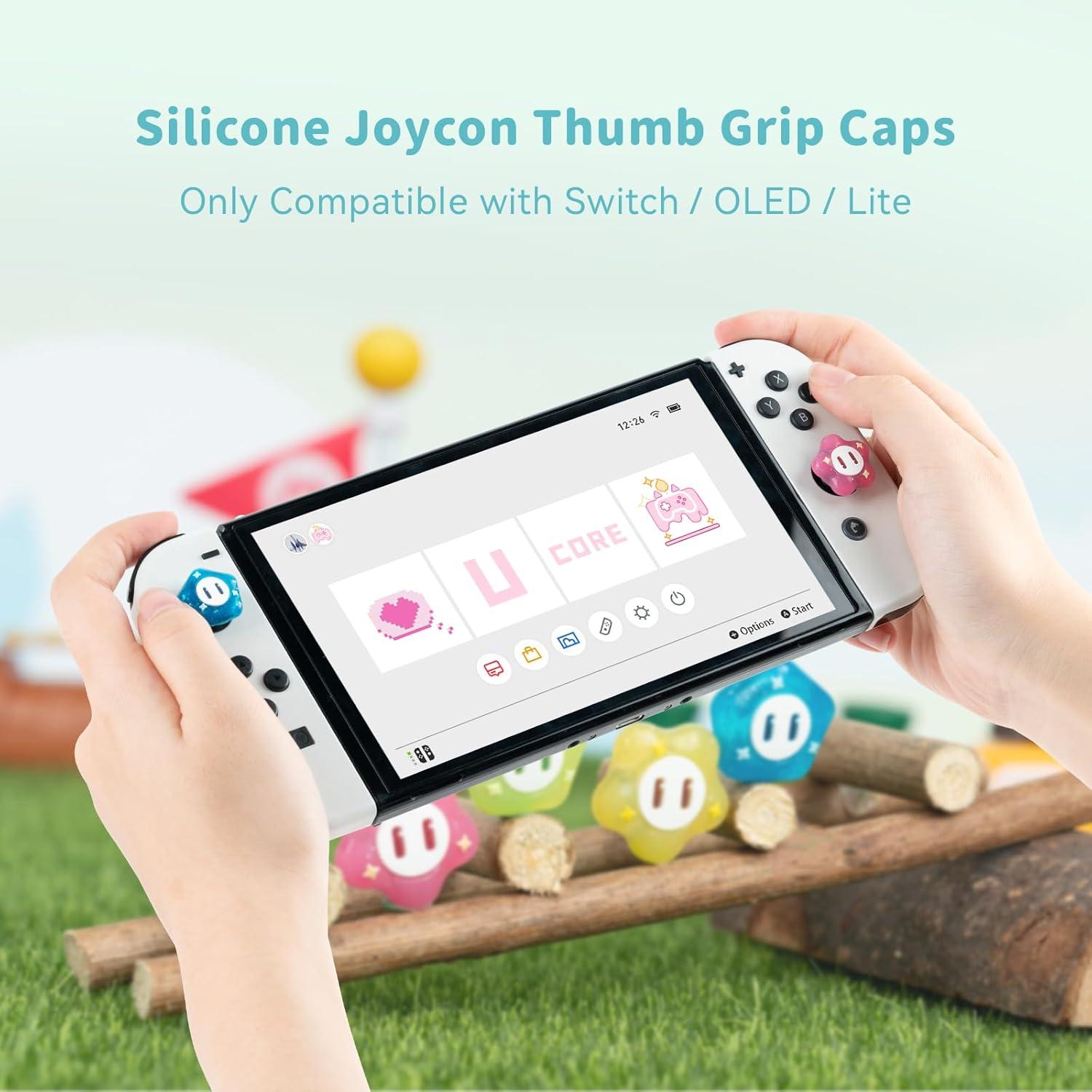 Tapas de Pulgar Yocore para Switch y Lite - 4 Pcs Multicolor