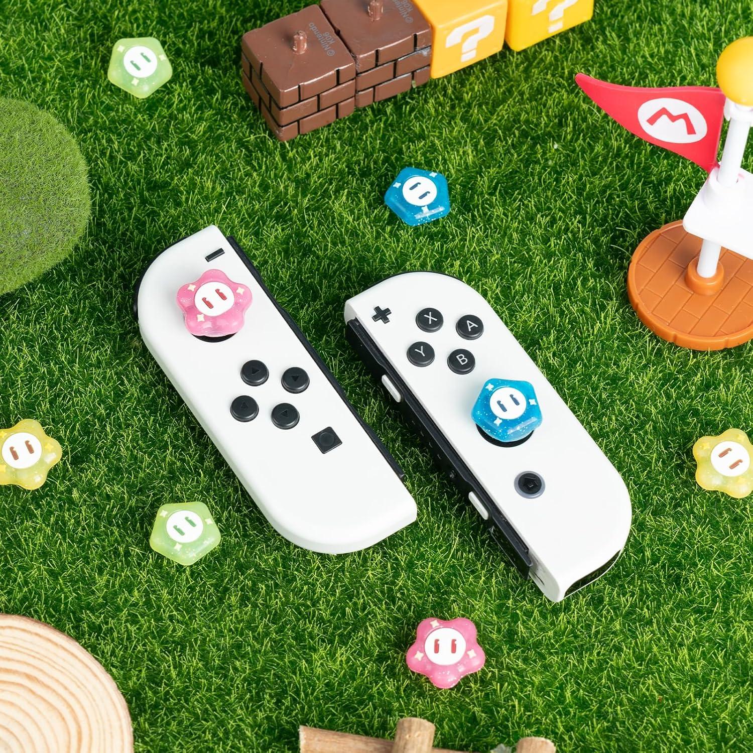 Tapas de Pulgar Yocore para Switch y Lite - 4 Pcs Multicolor