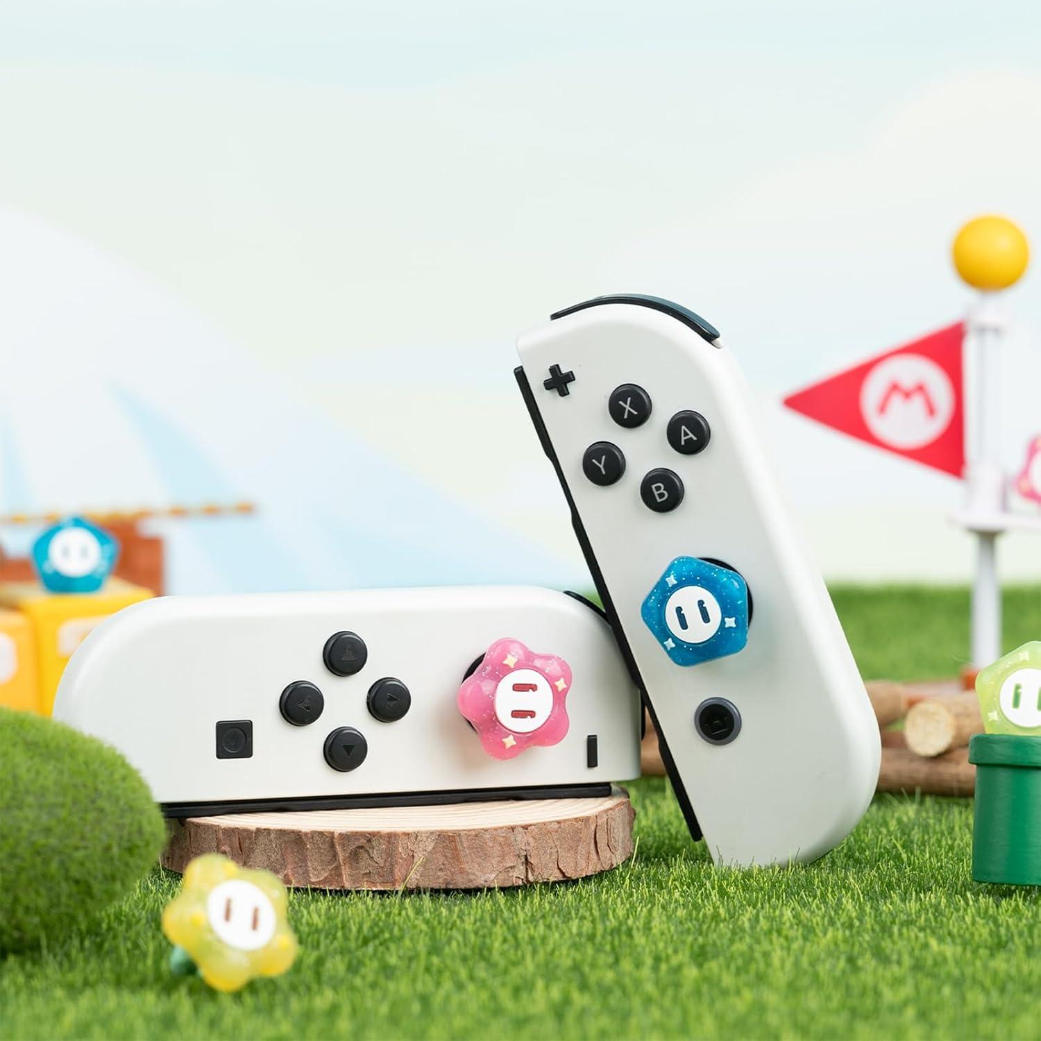 Tapas de Pulgar Yocore para Switch y Lite - 4 Pcs Multicolor