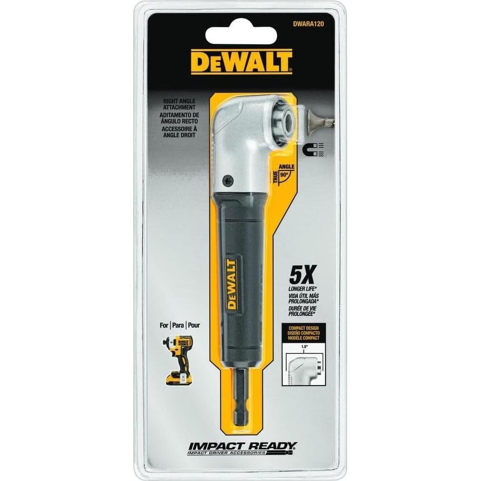 Accesorio de Ángulo Derecho DEWALT DWARA120 6.35mm