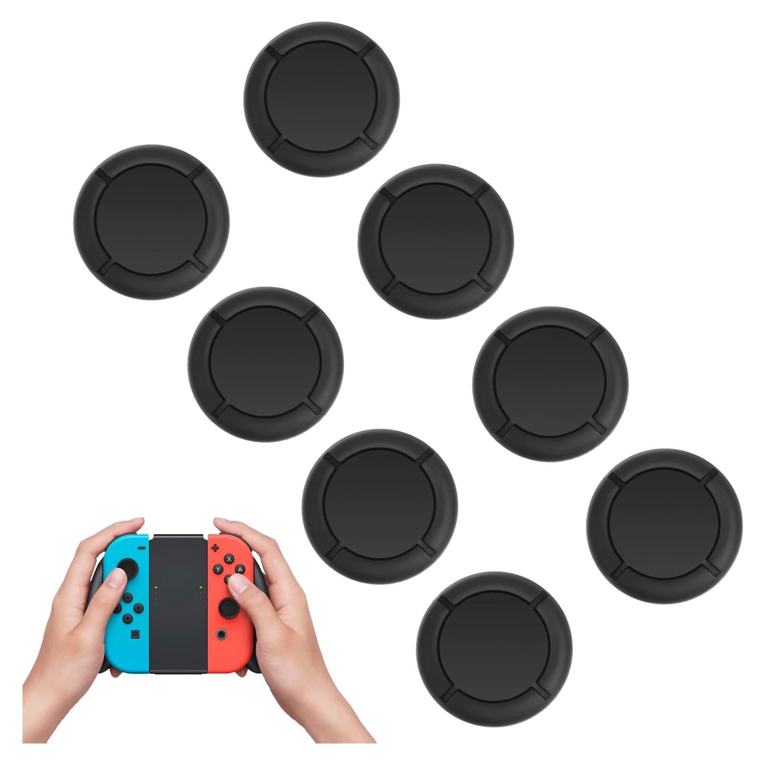 Cubiertas de Joystick Geyrut 8PCS Silicona para Switch