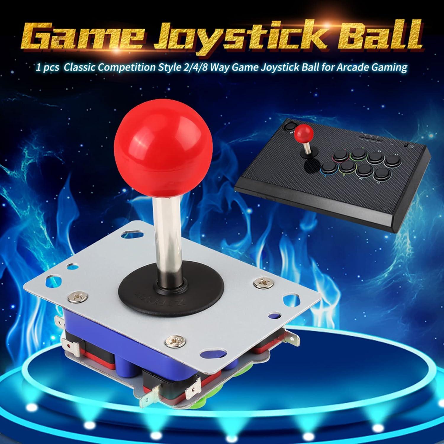 Joystick Arcade Zippy 2/4/8 Vías Ajustable para Juegos